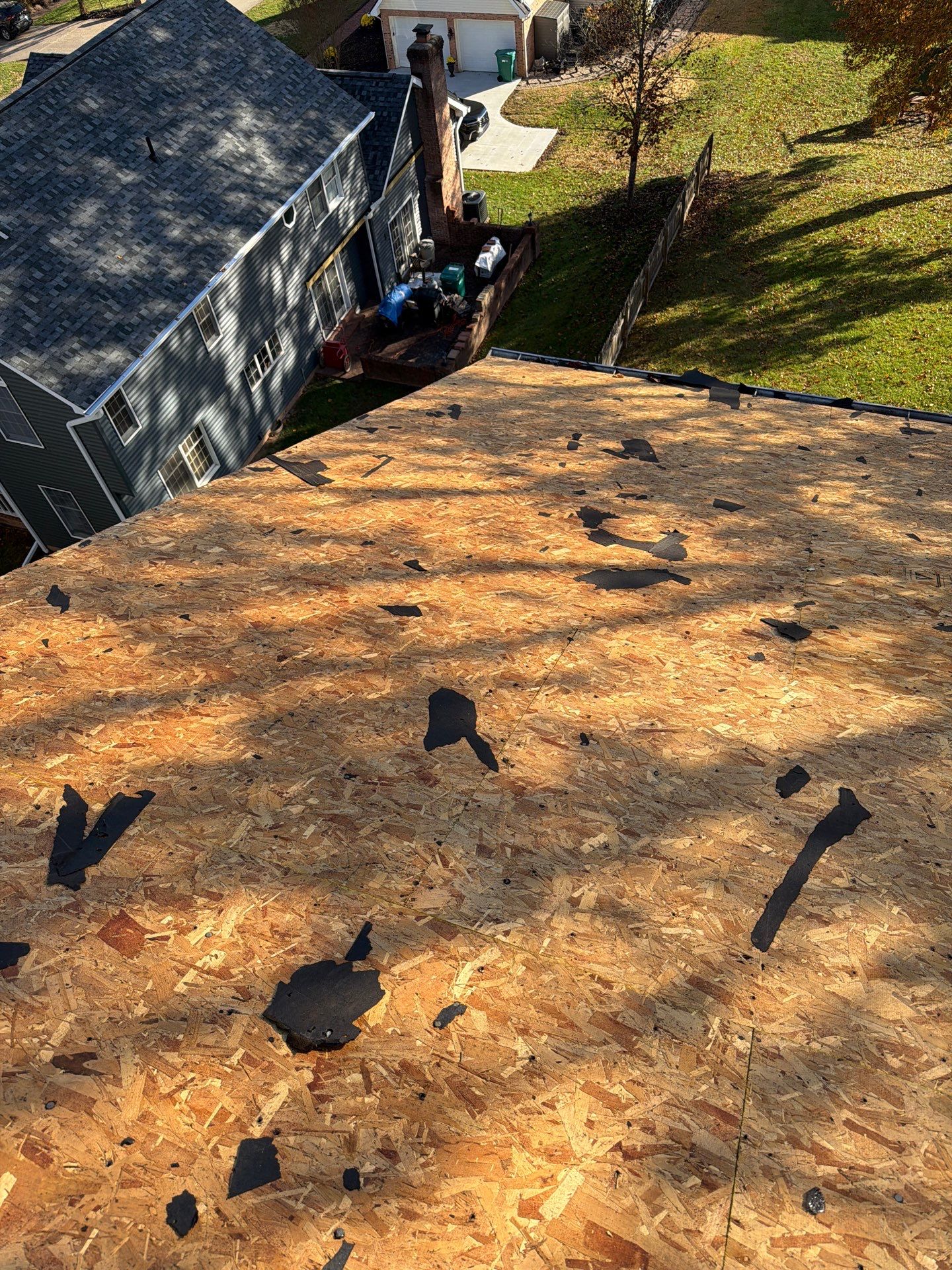 Residential Roofing Installation using GAF Timberline HDZ Oyster Grey by Rainstoppers Roofing