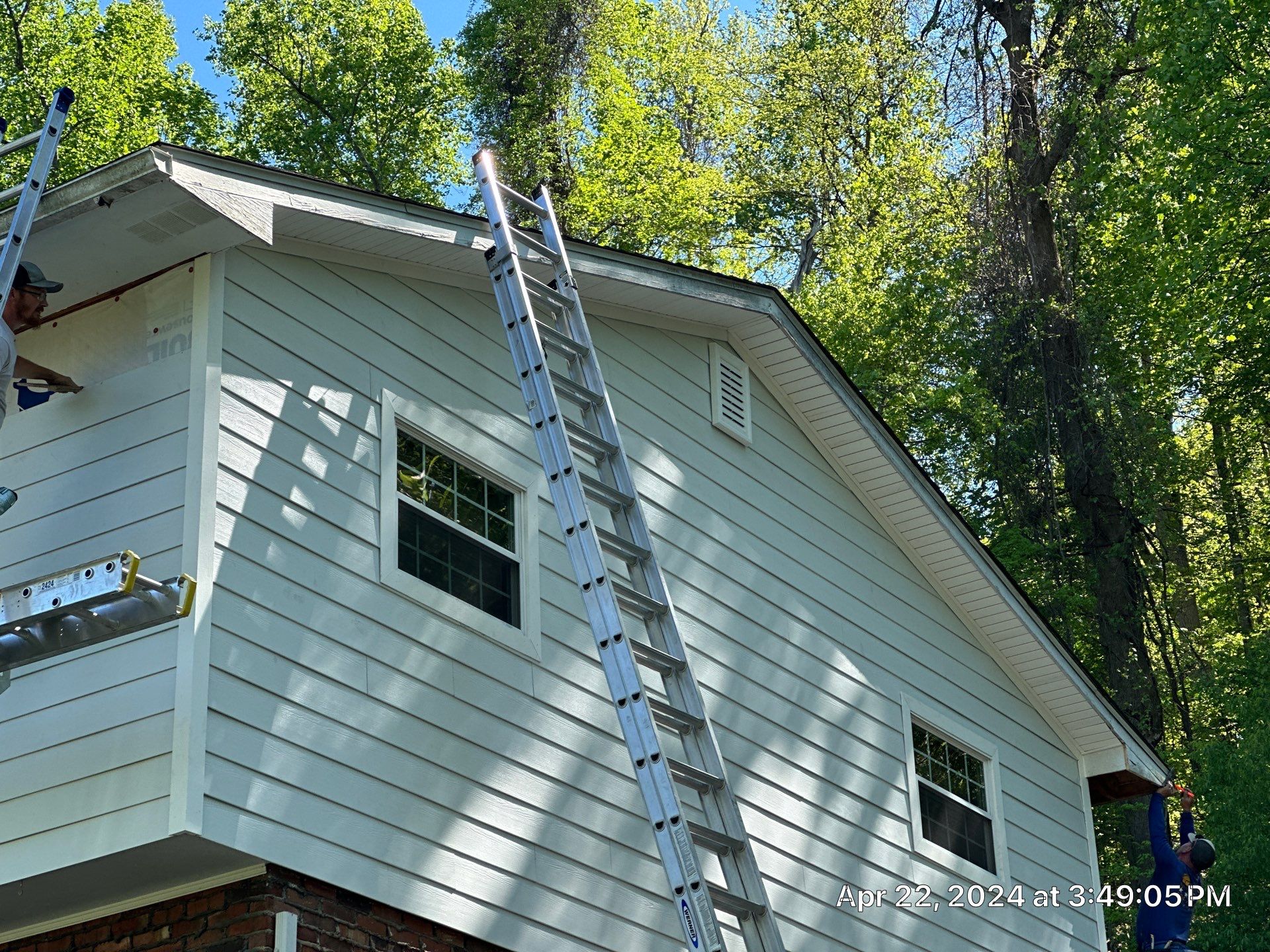 Siding Installation using James Hardie by Fahey Roofing + Contracting