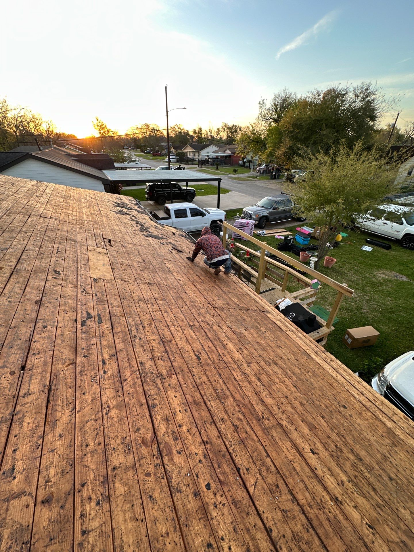 Project in Houston by Motion Roofing