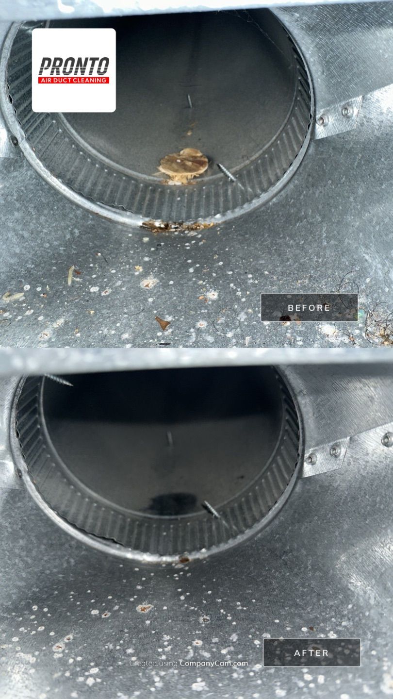 Air duct cleaning using Hypervac by Pronto Air Duct Cleaning