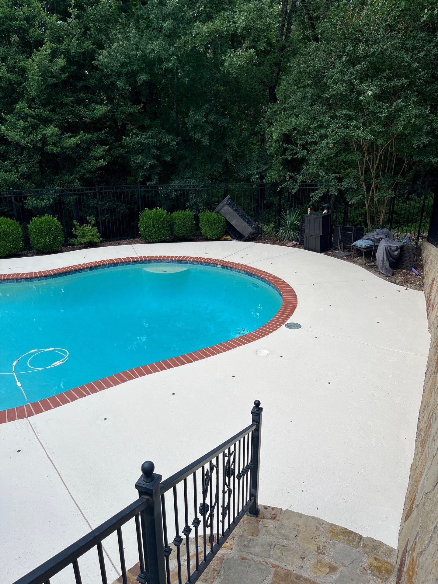 Pool Deck Makeover with Cool-Deck Technology in Tyler, Texas by Quality Coats Painting