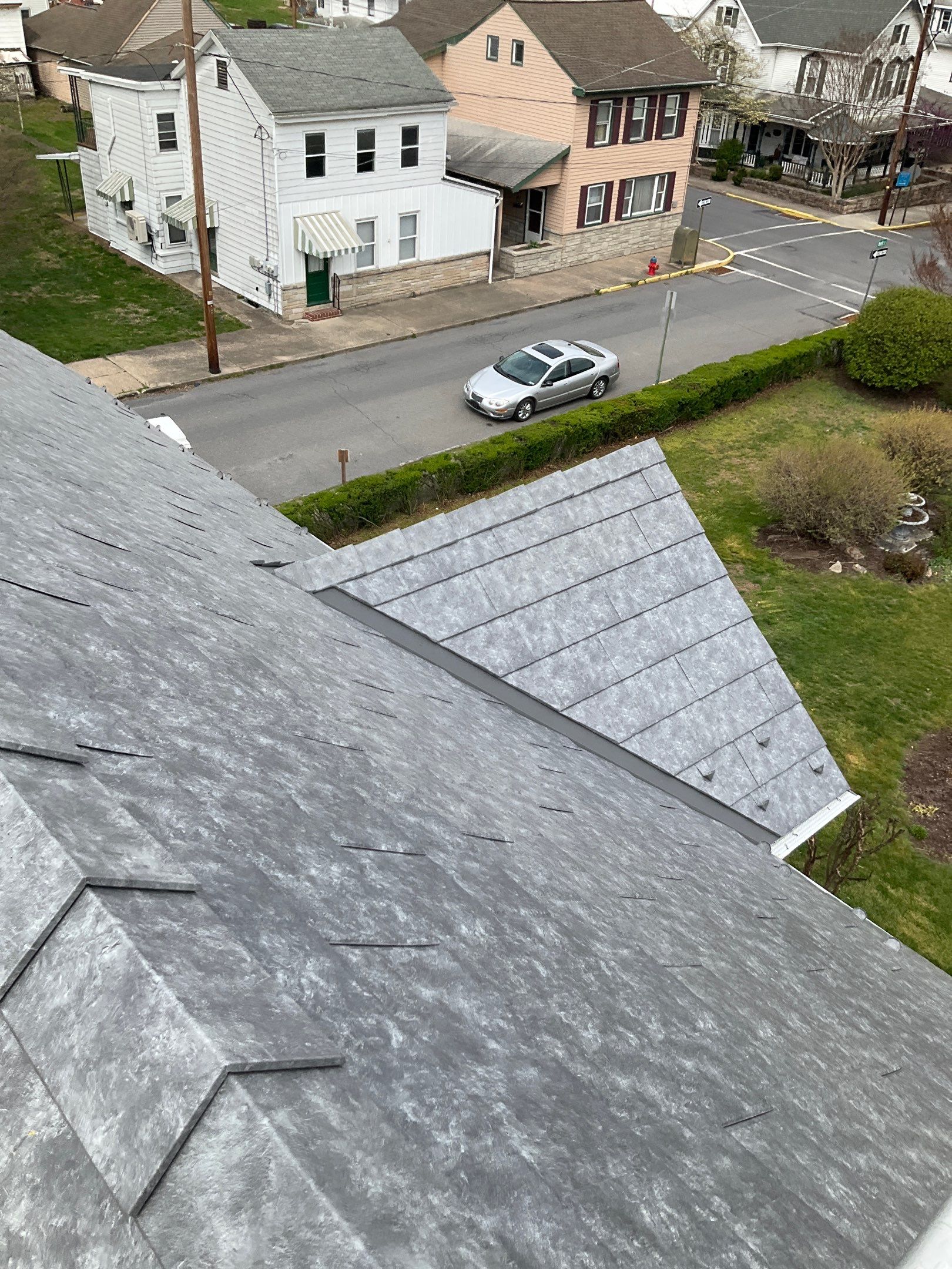 Ironstone Metal Slate Installation by Esh Builders
