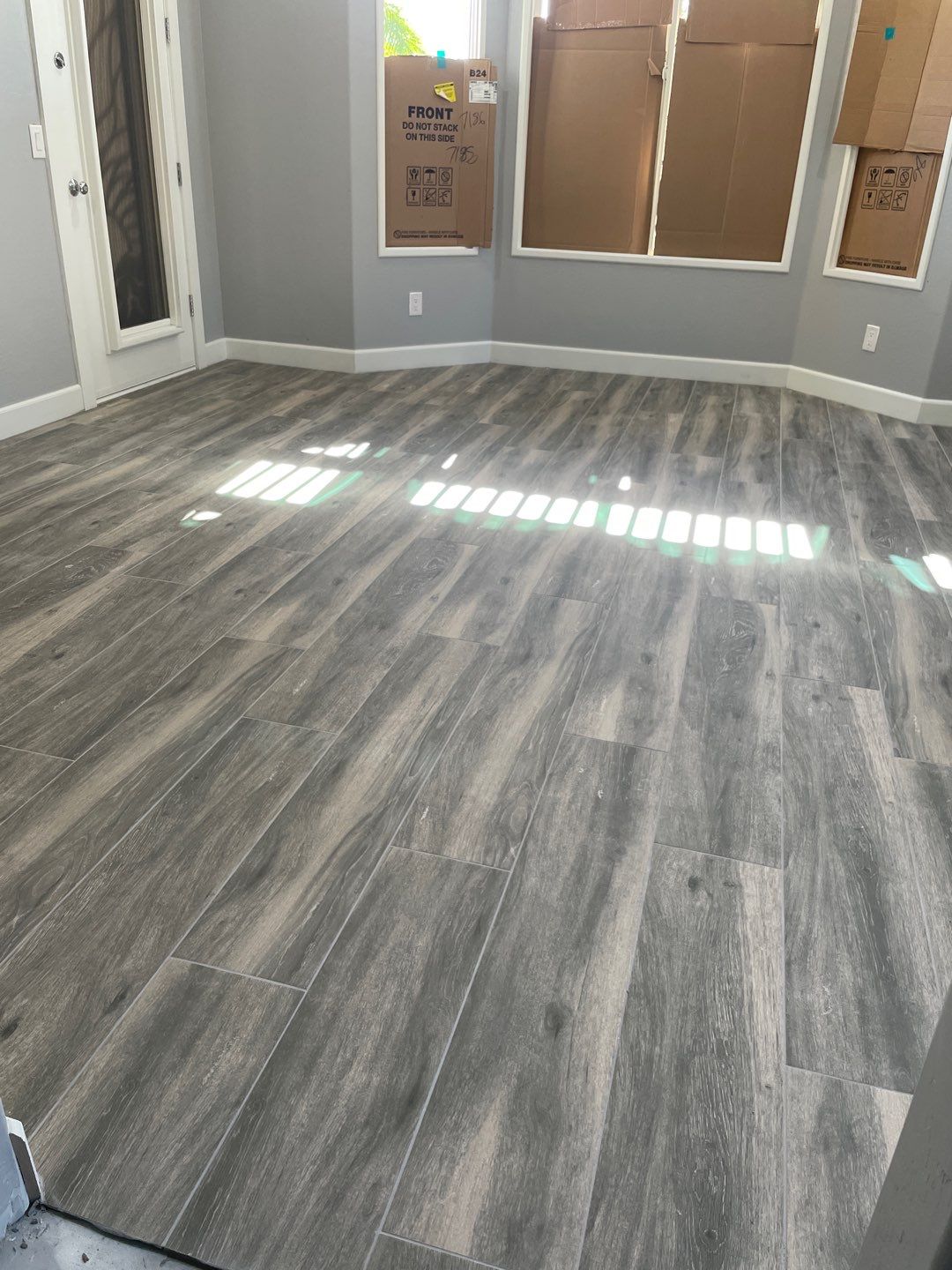 Home Remodel Using Multiple Materials  by Footprints Floors of Chandler 