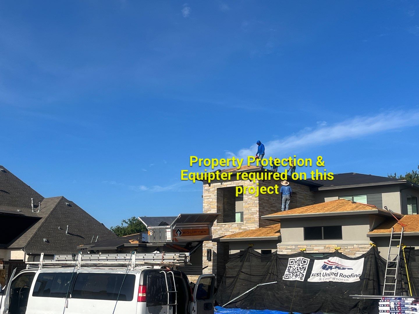Colleyville Estate Re-Roof Project by First United Roofing & Construction