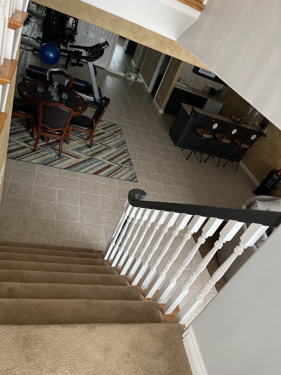 Painting Hardwood using Sherwin Williams paint by Lightning Exteriors