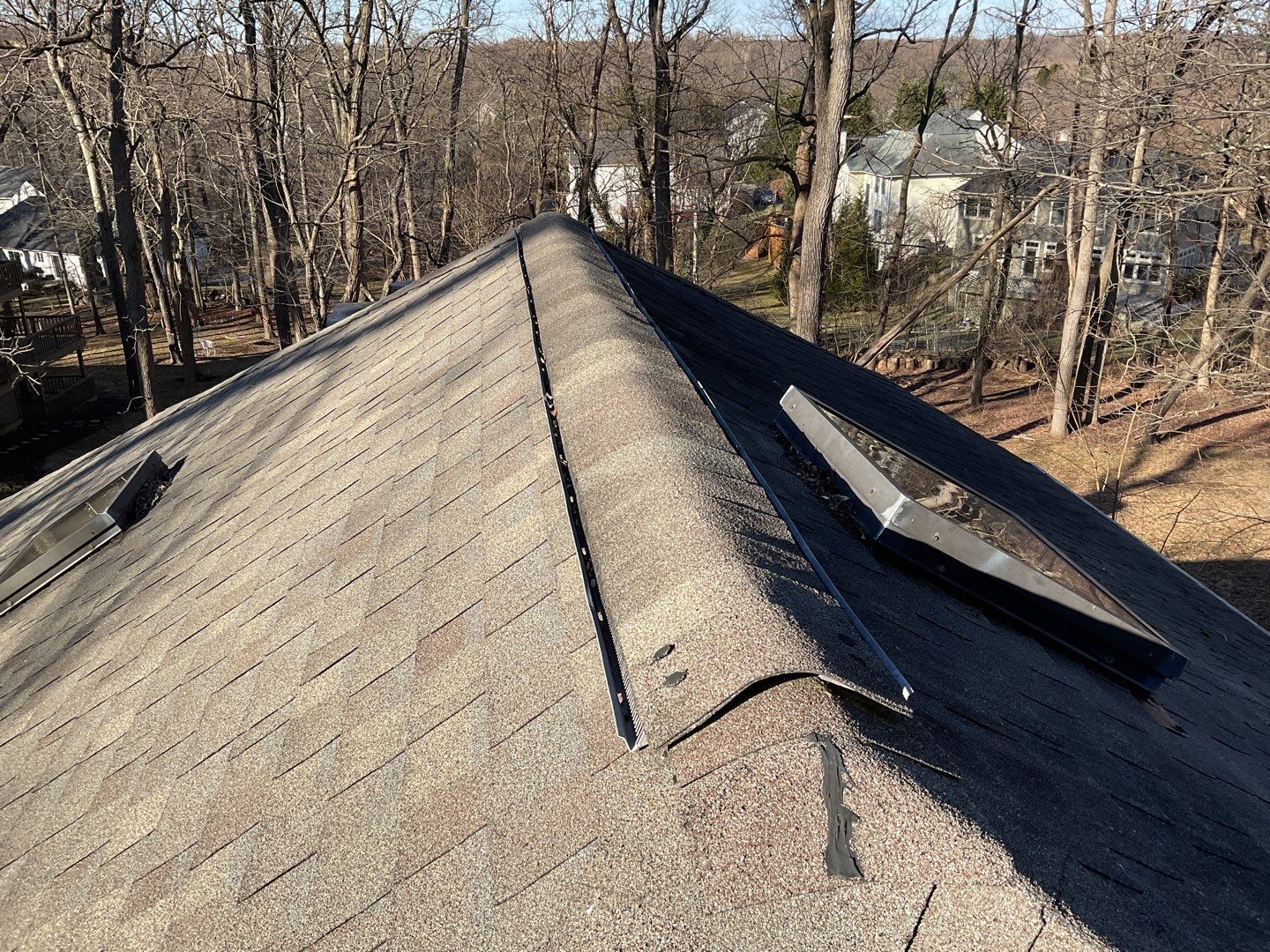 Install new shingles and new skylights  by Alpha Design Services