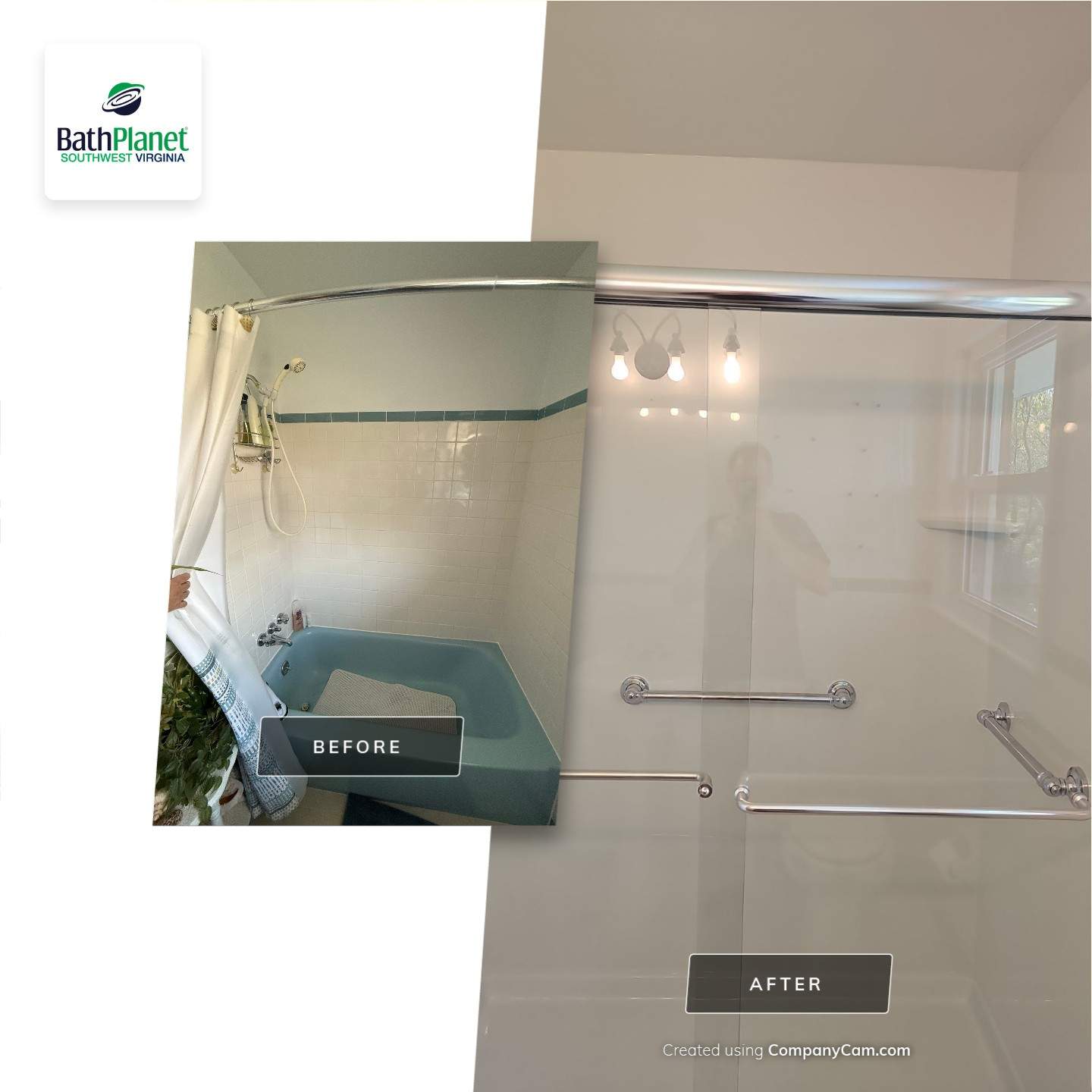 Tub to Shower by BathPlanet SW Virginia