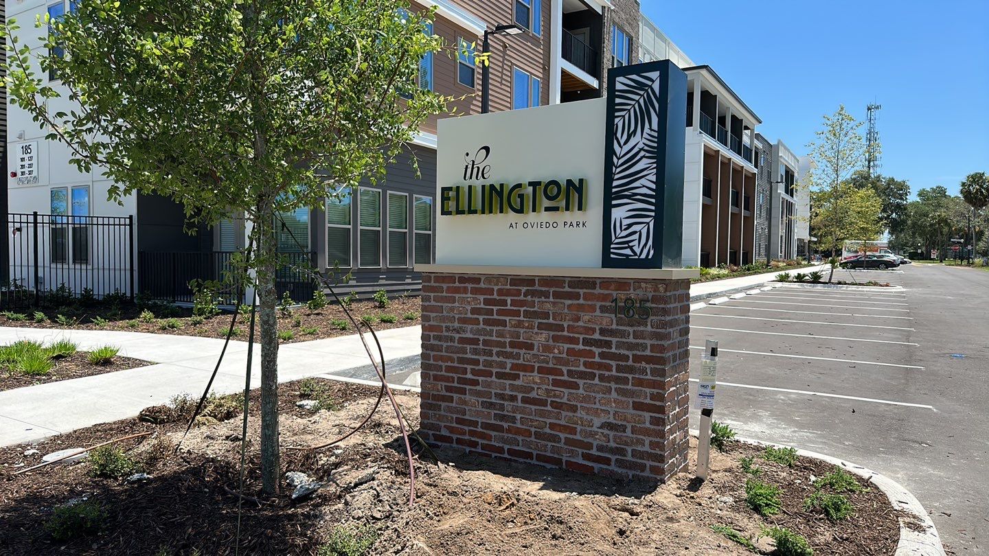 Monument Sign for Ellington by SignCrafters