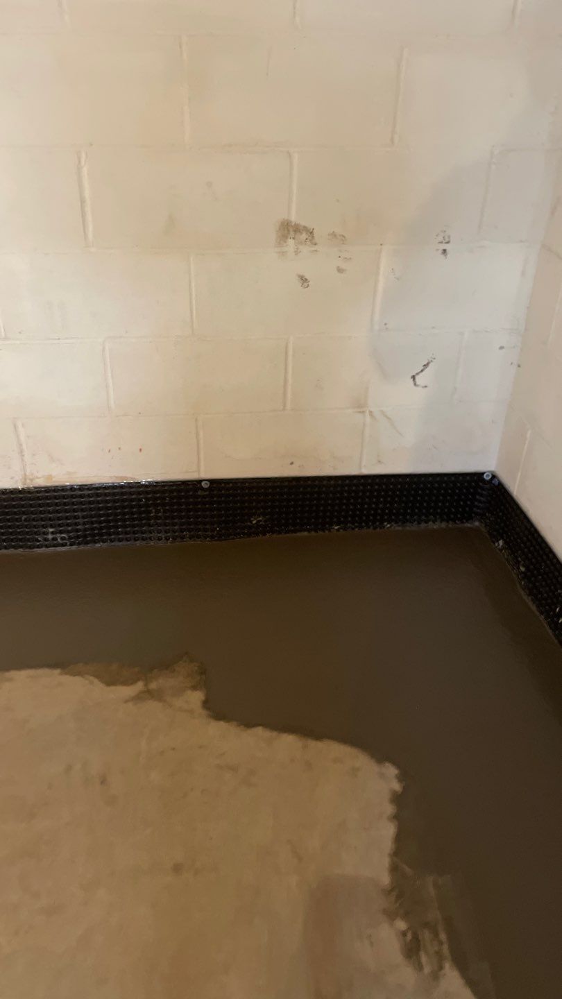 Tying Into an Existing Drain Tile System for Alec by Waterproofing Northeast