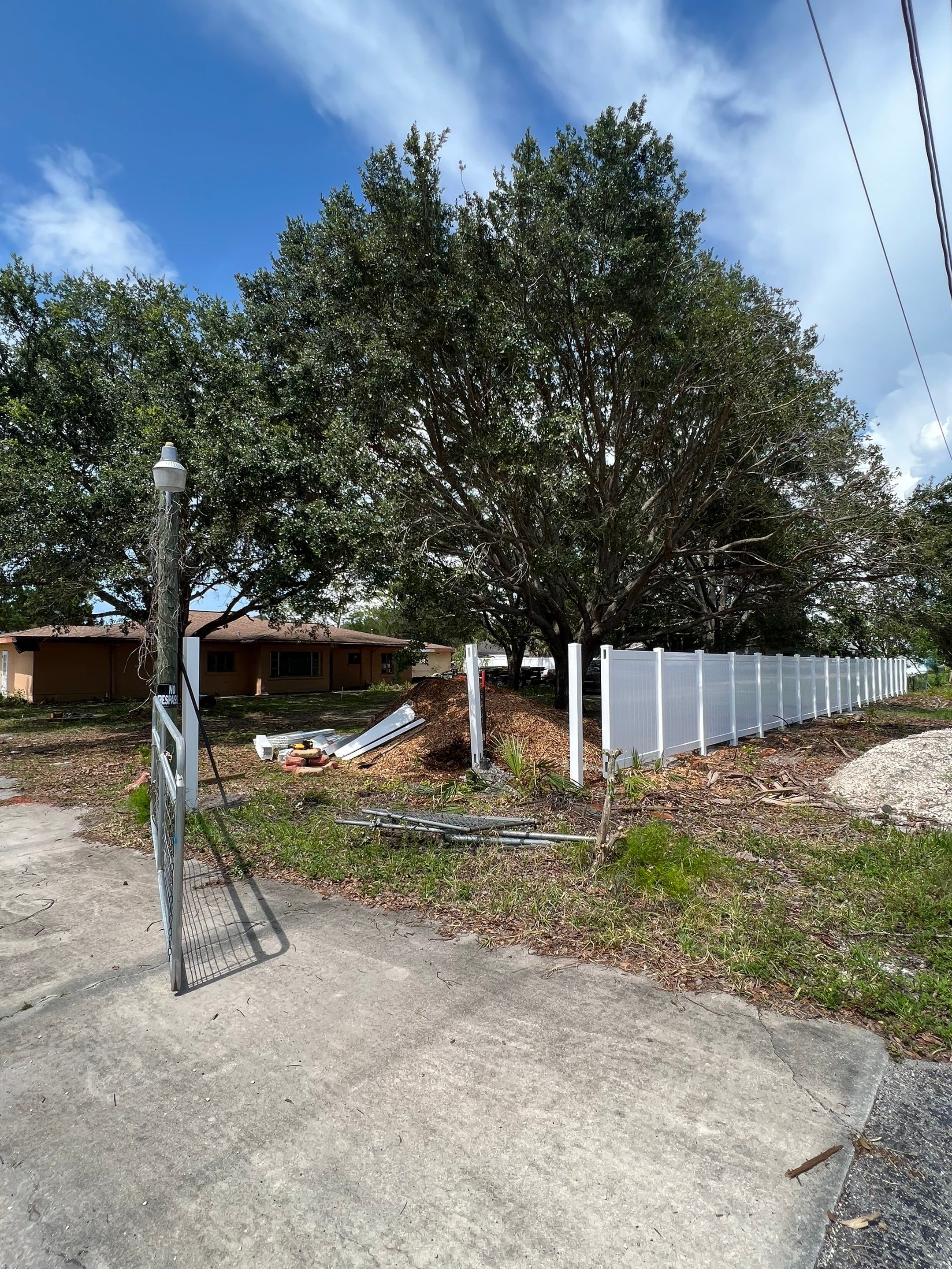 Bradenton, FL 6ft. Tall White Vinyl Privacy Fence  by Asap fence and gates, LLC