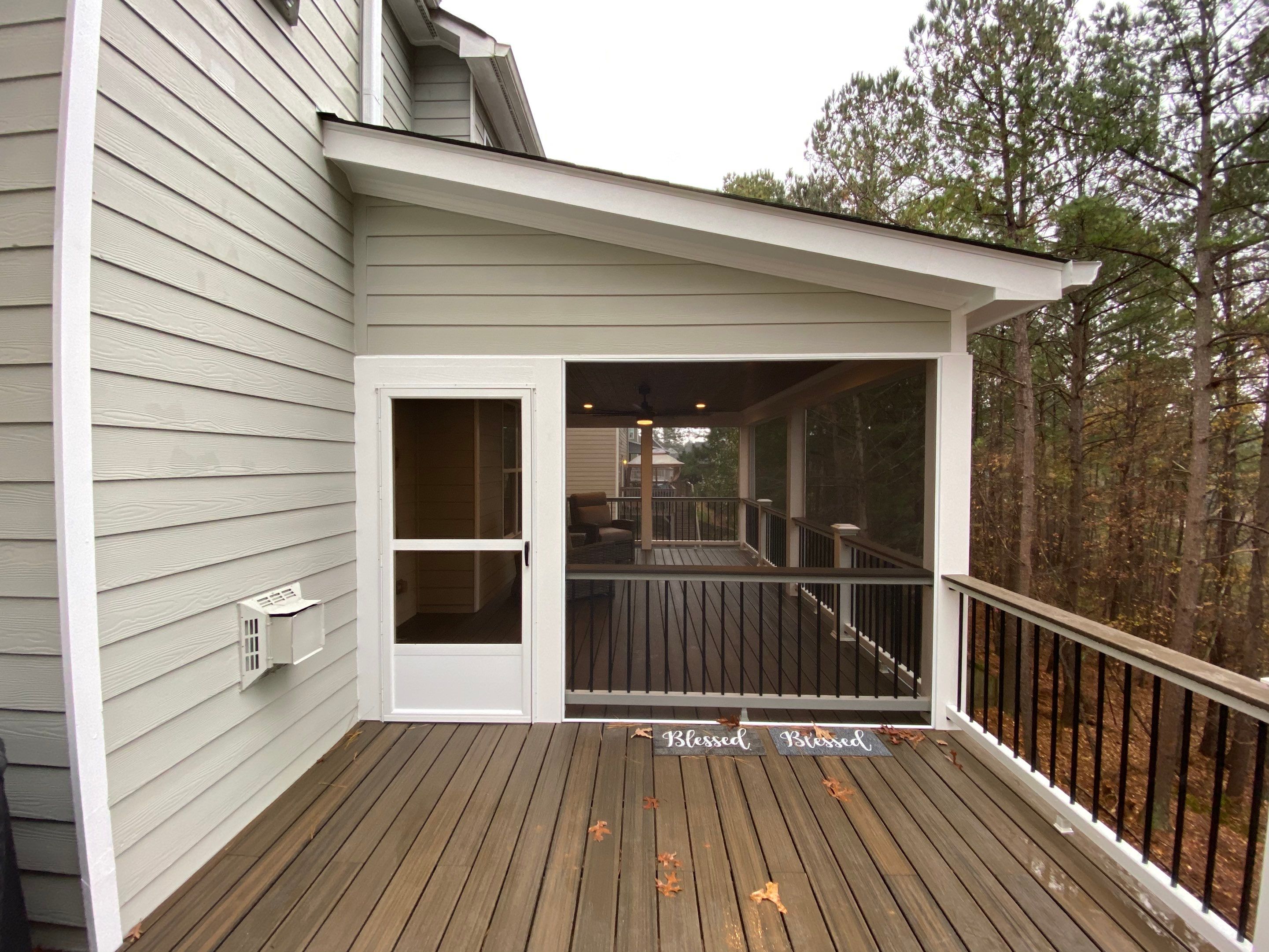 Elevated Screened Porch and Composite Deck Installation in Dallas by Swift Home Renovations