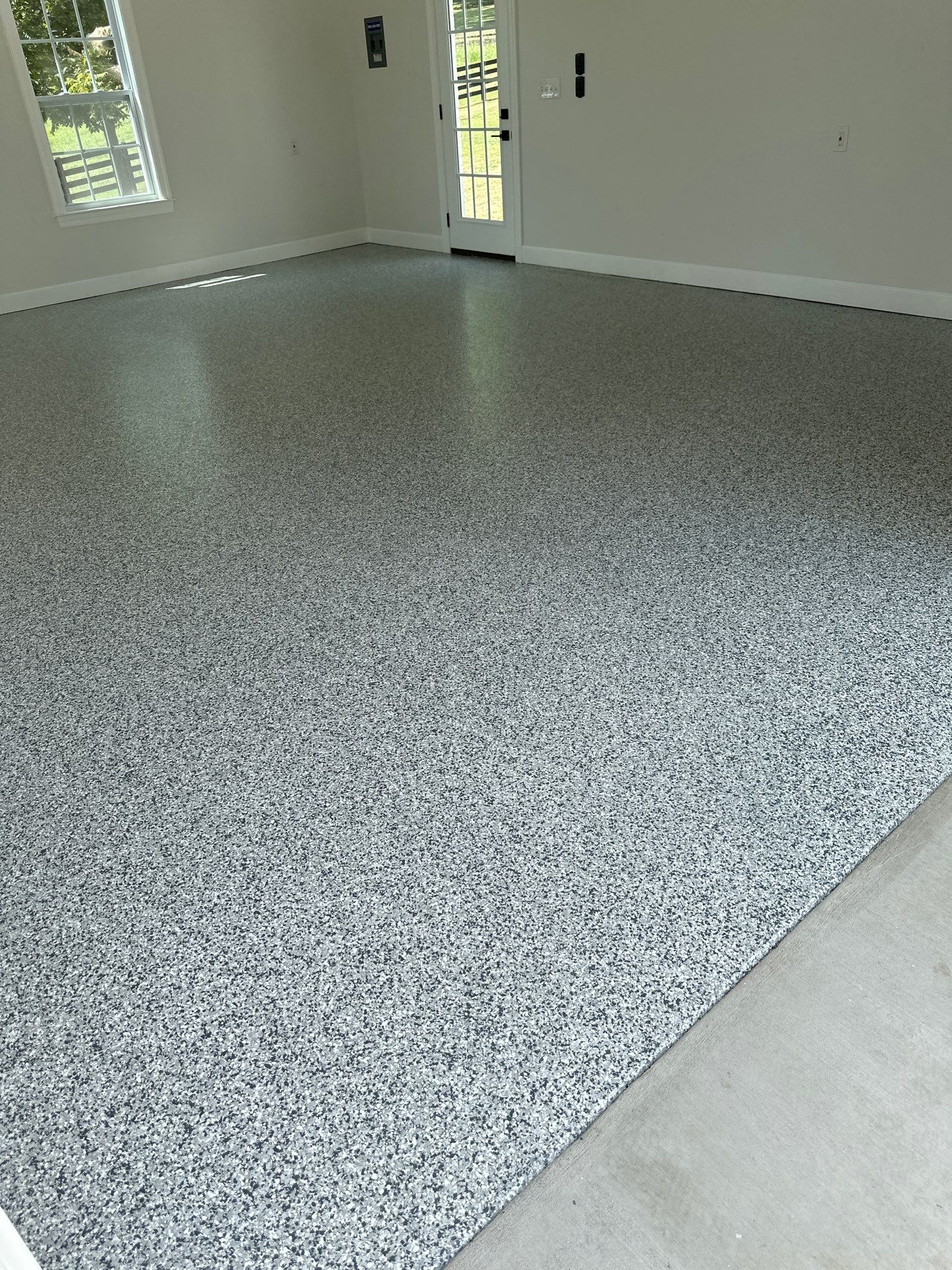 Garage Floor Coating using Gravel by My Garage Floor Guys