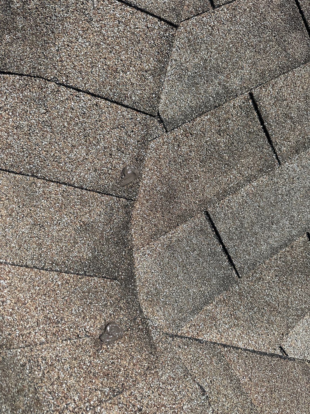 Hail Damage using Owen's Corning Duration (Lifetime) Shingles by Roof Repair Company