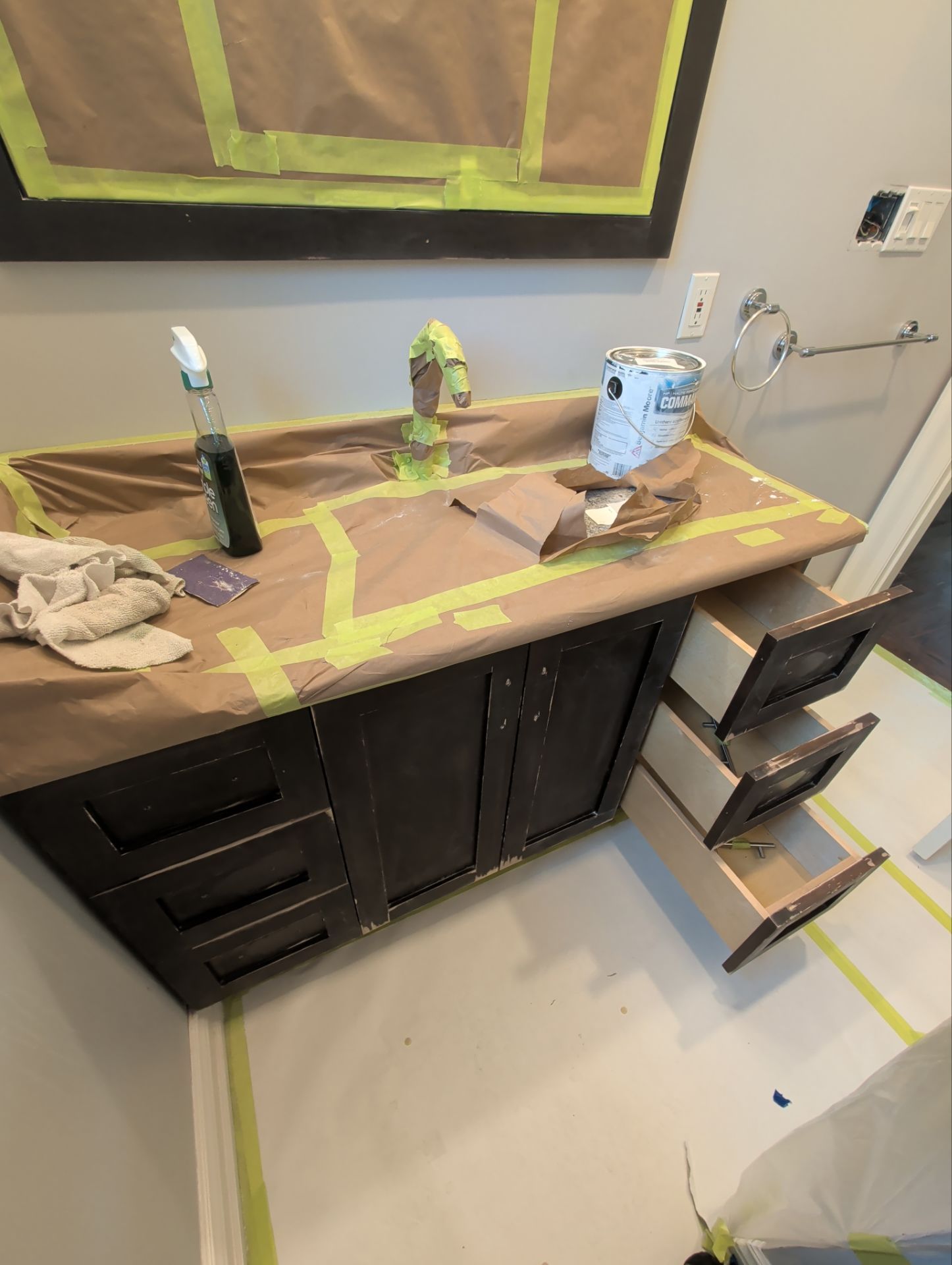 Full Interior Painting and Kitchen Cabinet Refinishing in Toronto by GTA HOME PAINTING