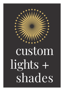 Logo for Custom Lights and Shades