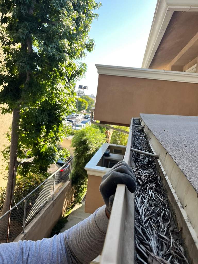 HOA Gutter Cleaning South Mentor Ave Pasadena by Palm Coast Solar Cleaning