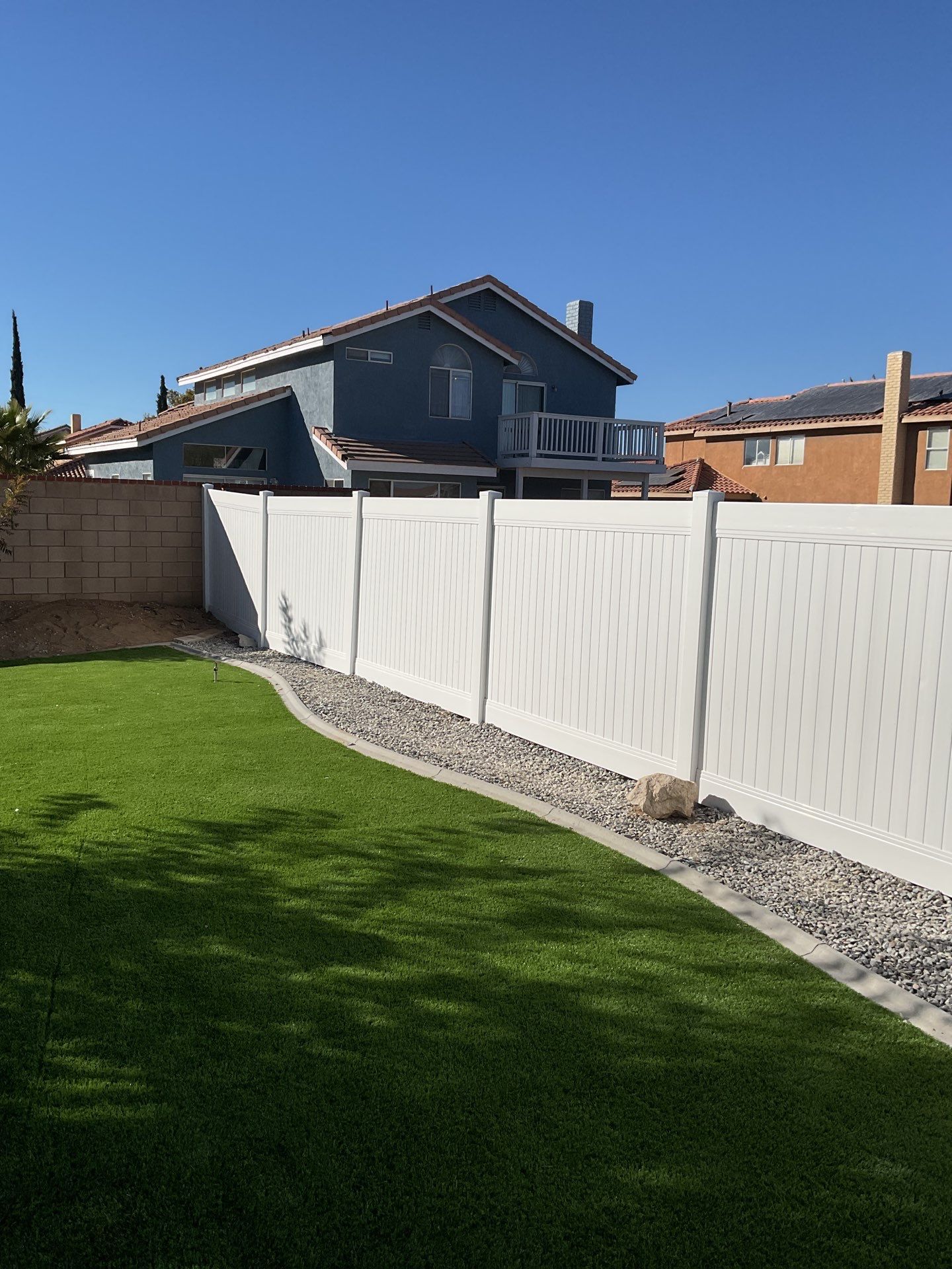 Fence Installation using Vinyl by Fence Guys Inc.