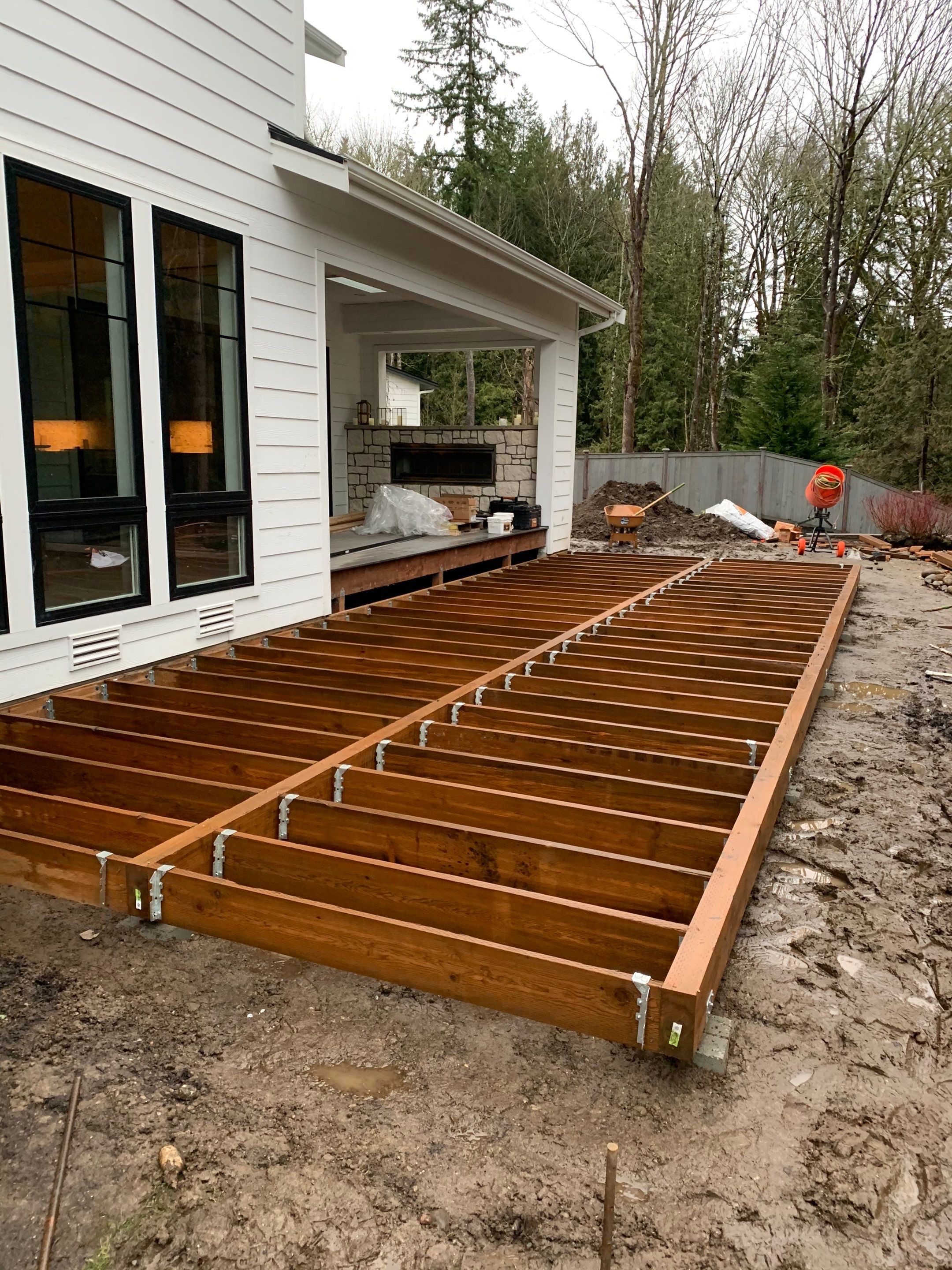 Sammamish Thermory Pine by Alki deck builders 