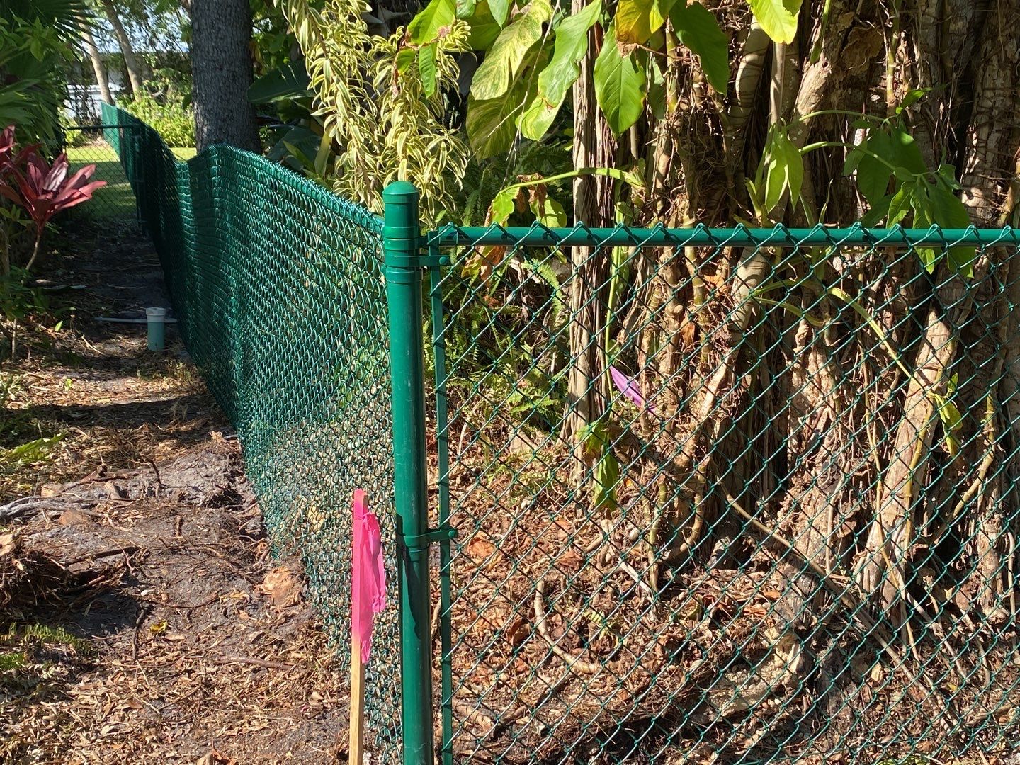 Siesta Key, FL 4ft. Tall Green Chain-link Fence by Asap fence and gates, LLC
