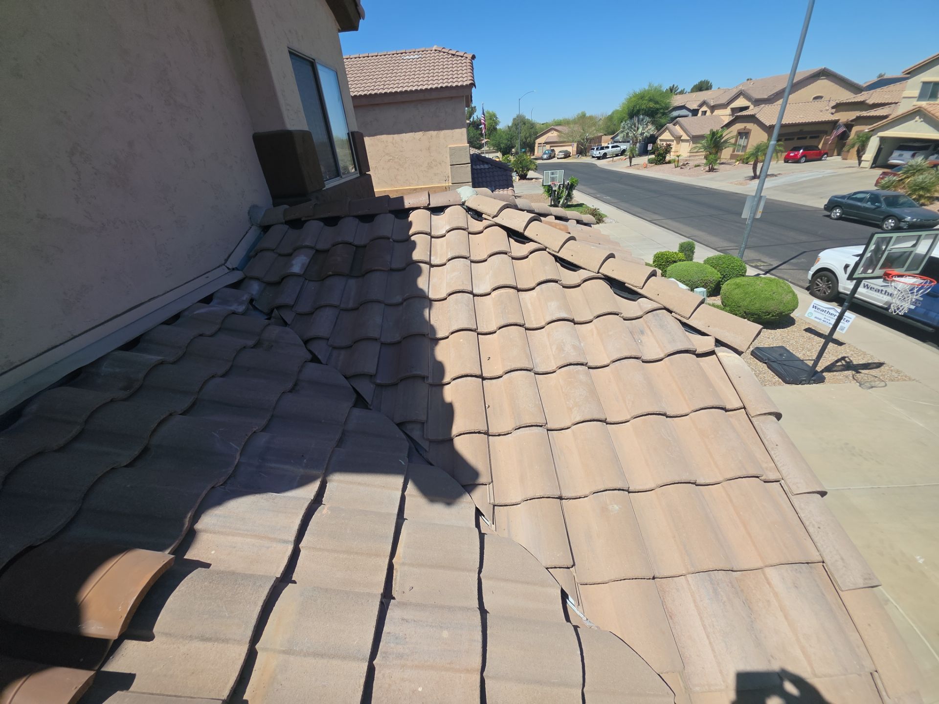 Tile Reset using Concrete Tiles in Mesa, Arizona by Weather-Tite Roofing