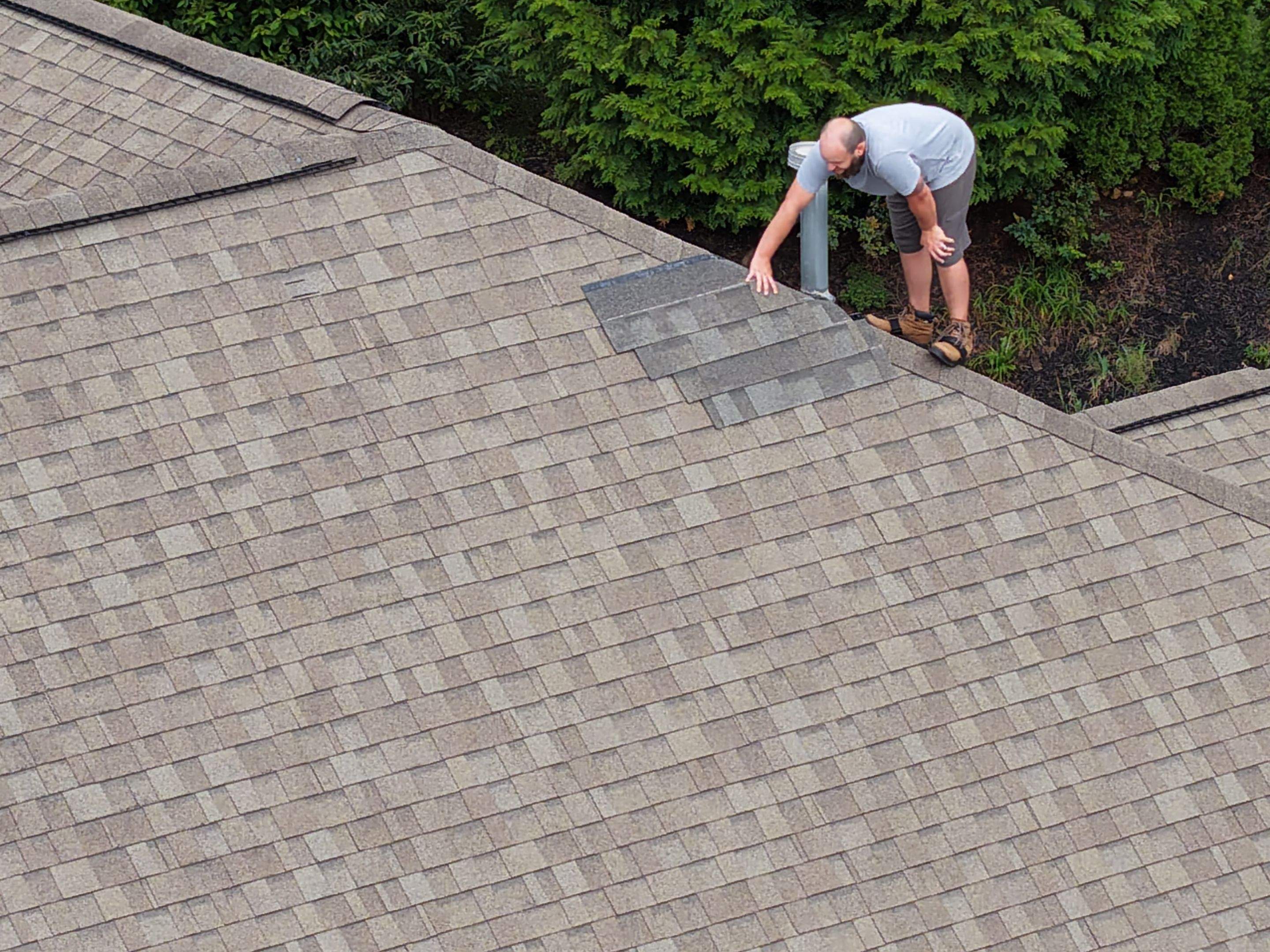 Residential Roof Replacement using CERTAINTEED LANDMARK AR WEATHERWOOD, captured on Aug 22, 2025 with CompanyCam.