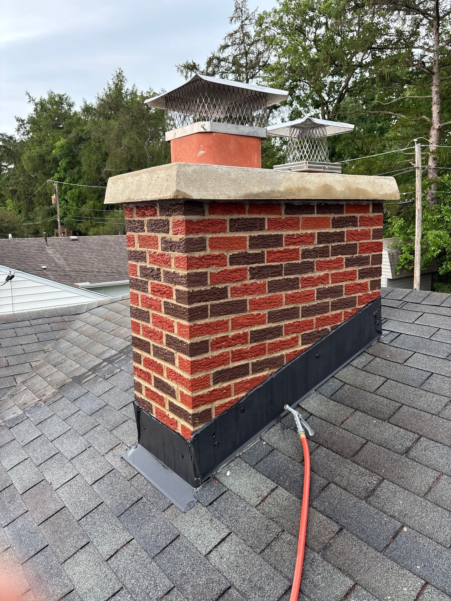 Complete Chimney Tear Down & Rebuild by Leonard and Sons Building Services, Inc.
