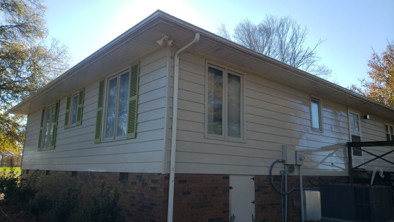gutter cleaning and house wash and gutter guard installation by Power Wash Masters LLC
