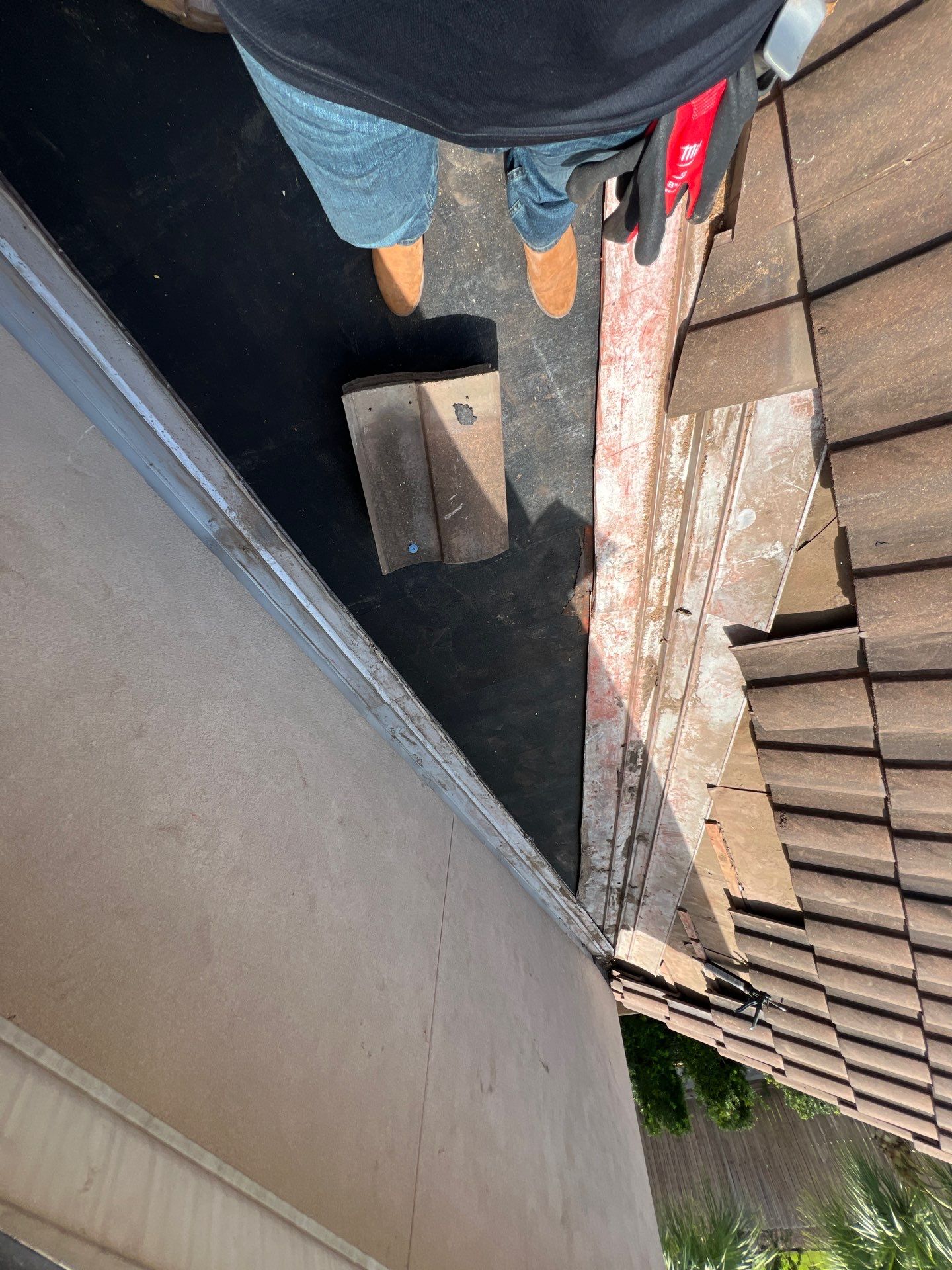 Residential Roofing Repair using tile by Roof Repair Company