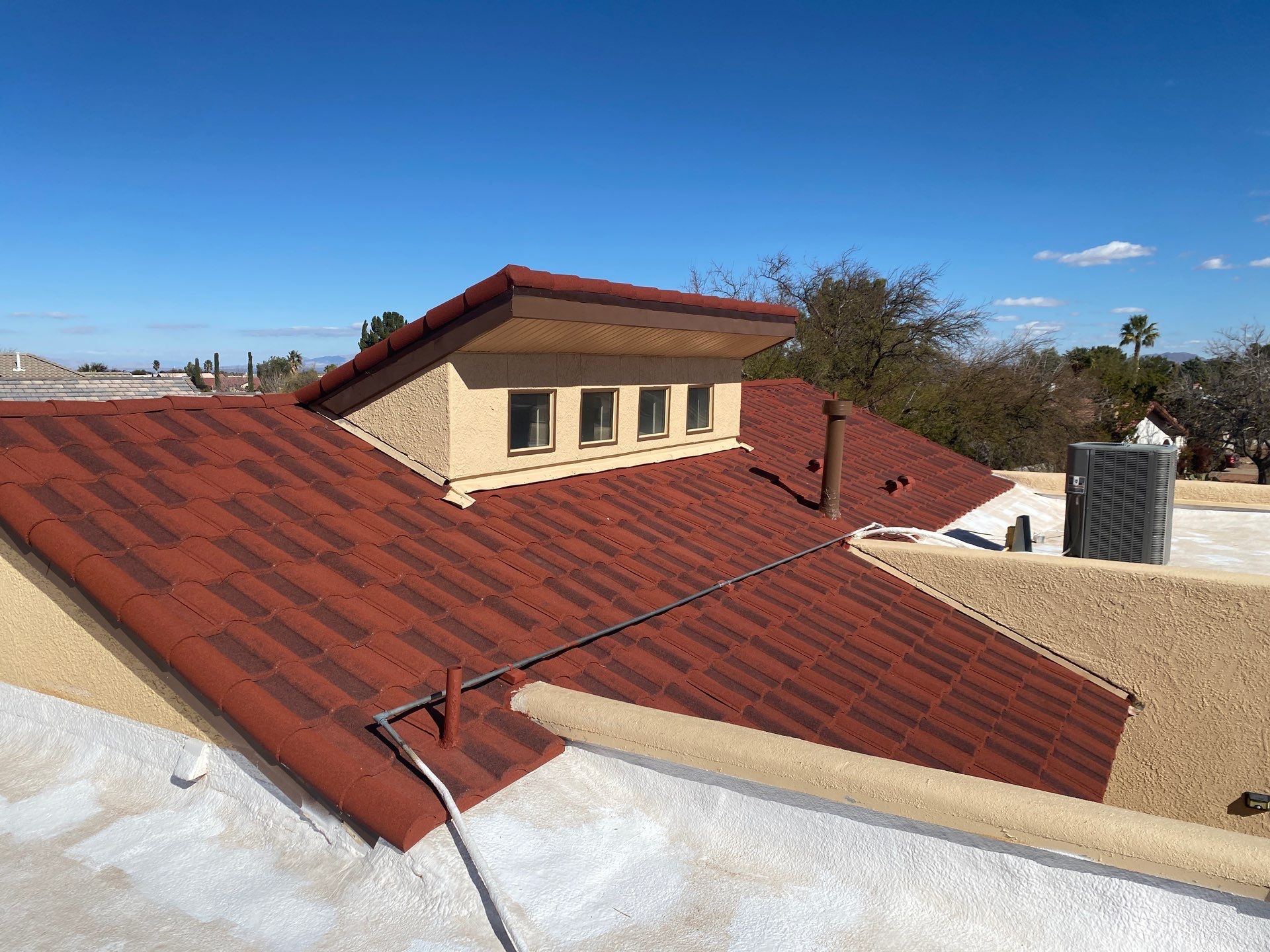 Terra Cotta Stone Coated Steel by Reimagine Roofing