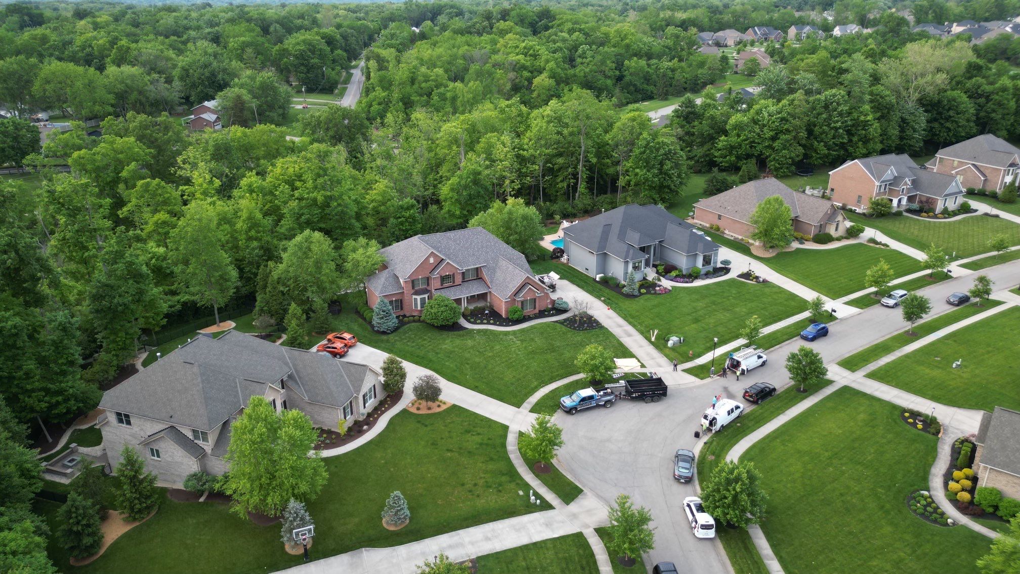 Residential Roofing Installation using Duration Series Shingles - Colonial Slate by RoofX 