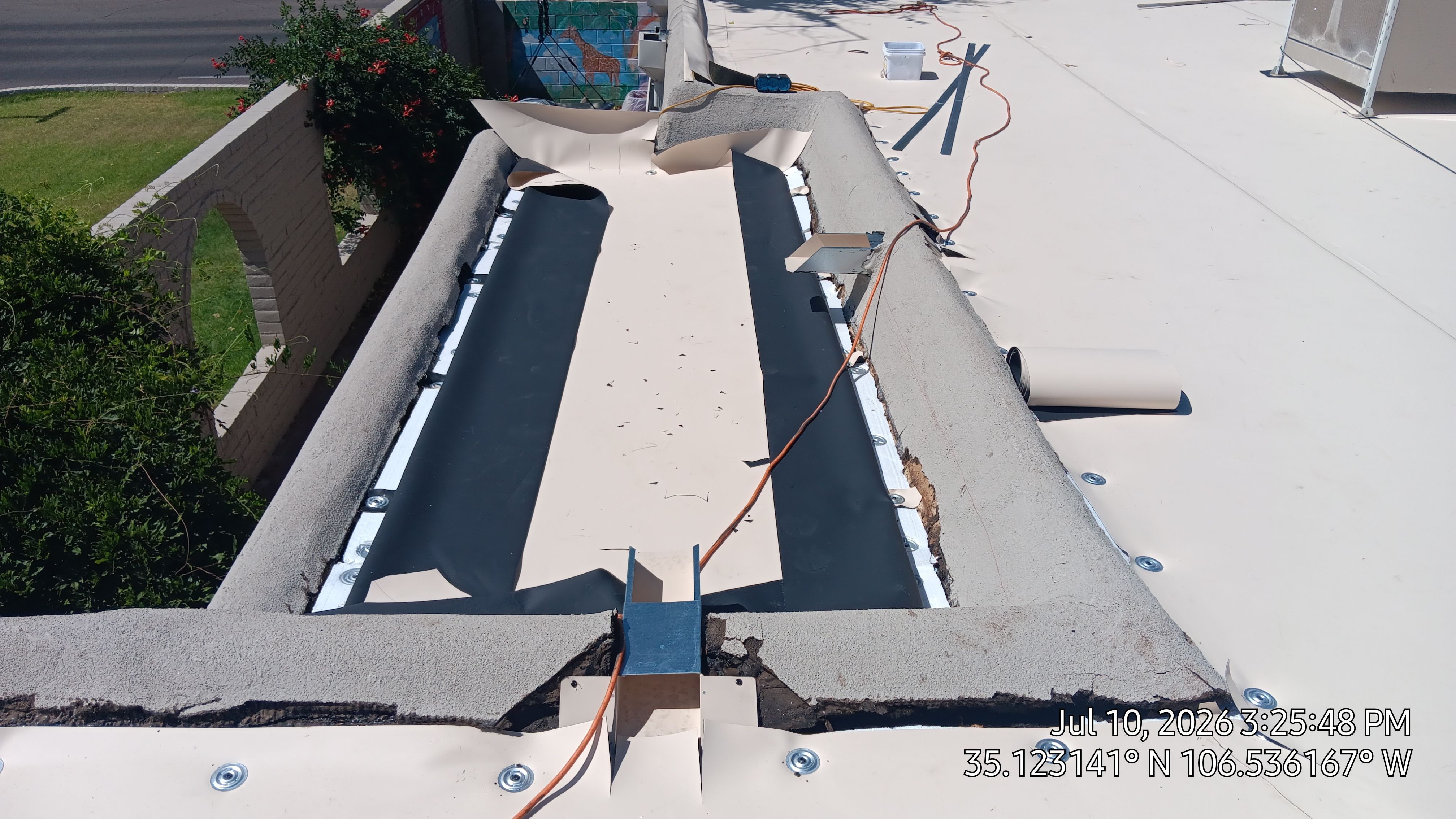 Albuquerque Tar and gravel replaced with Slope and TPO Membrane System by Doyle Roof Masters Inc