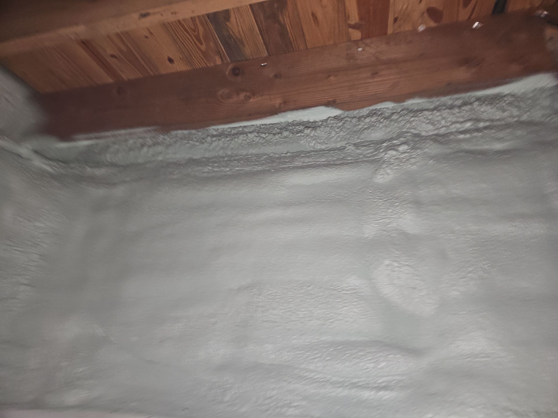 Basement Exterior Walls using Crawl Space Liner by NYS Foam & Energy