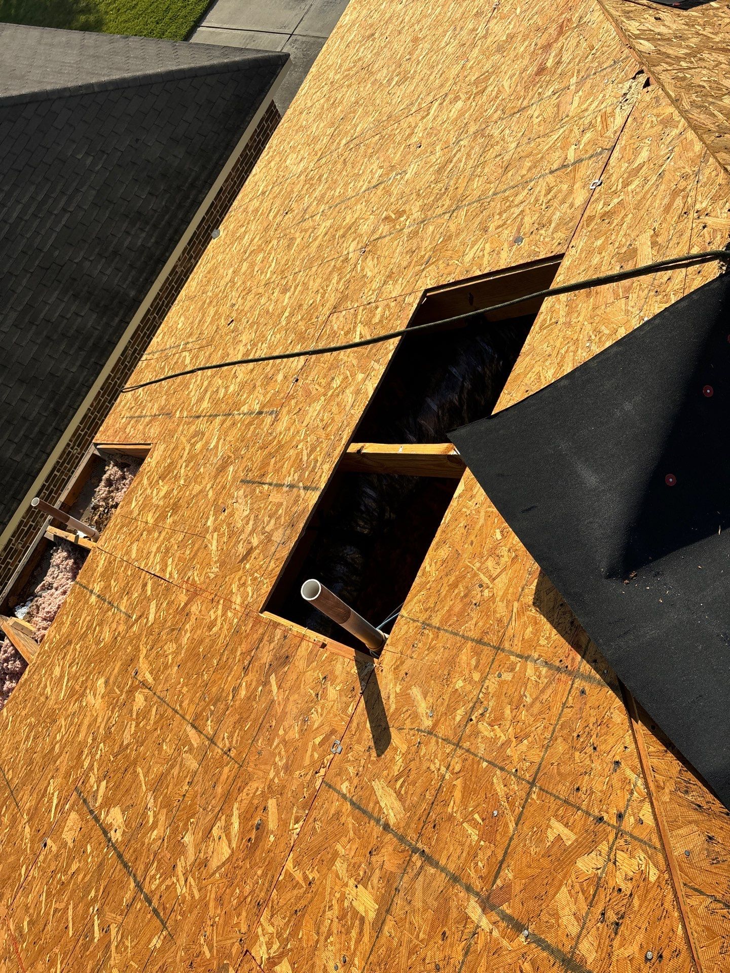 Residential Roofing Installation using Owen's Corning Duration (Lifetime) Shingles by Roof Repair Company