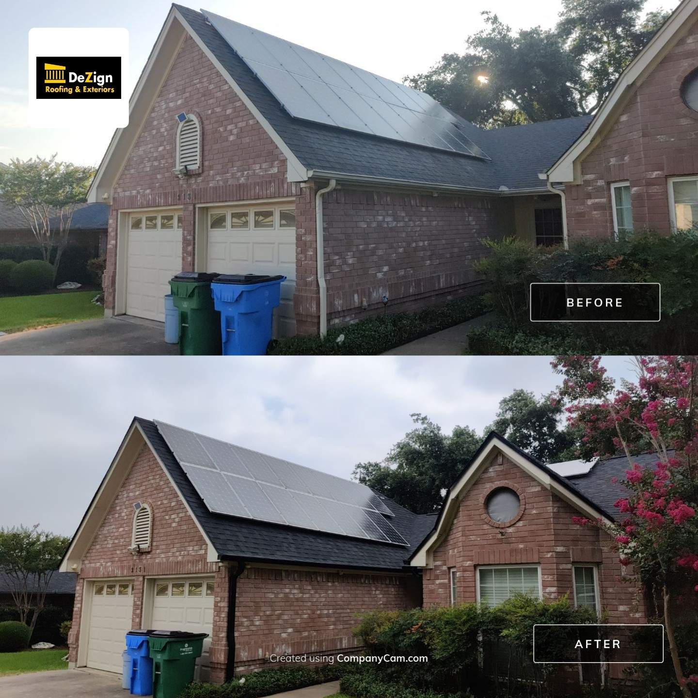 Residential Roofing Installation using IKO Dynasty Class 3 IR Granite Black by DeZign Roofing & Exteriors
