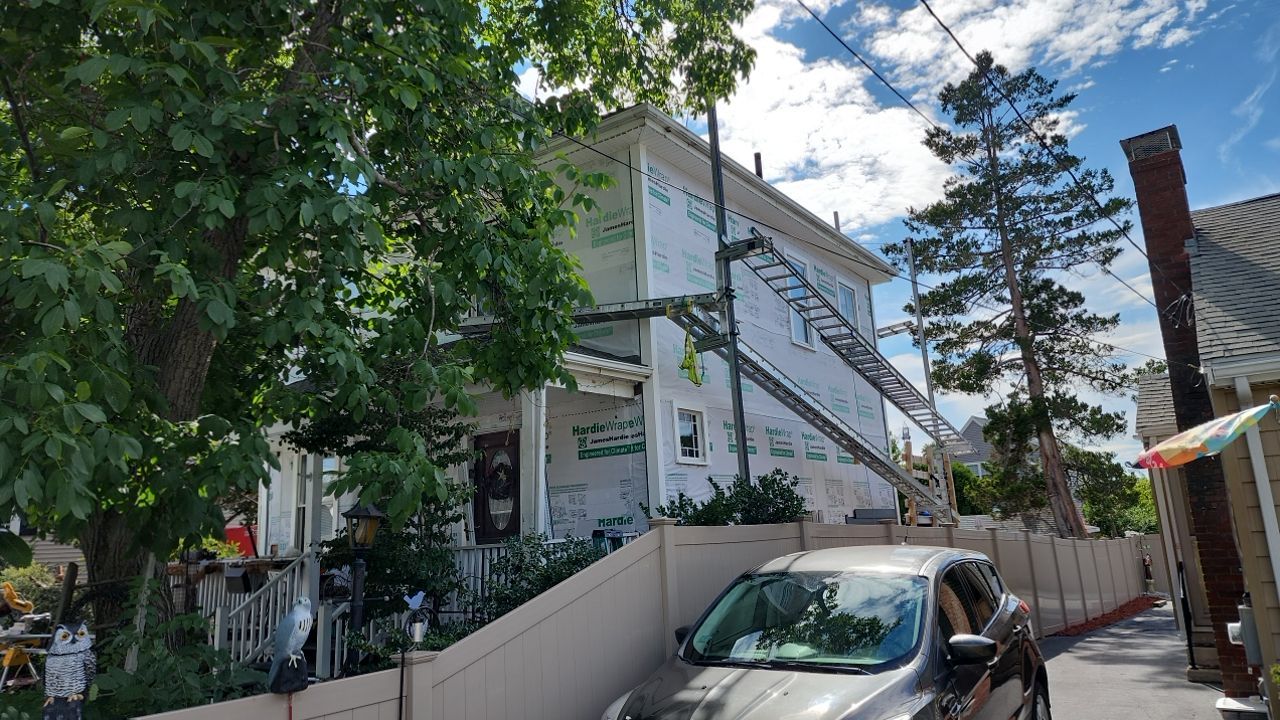 Siding Installation using James Hardie by UBrothers Construction