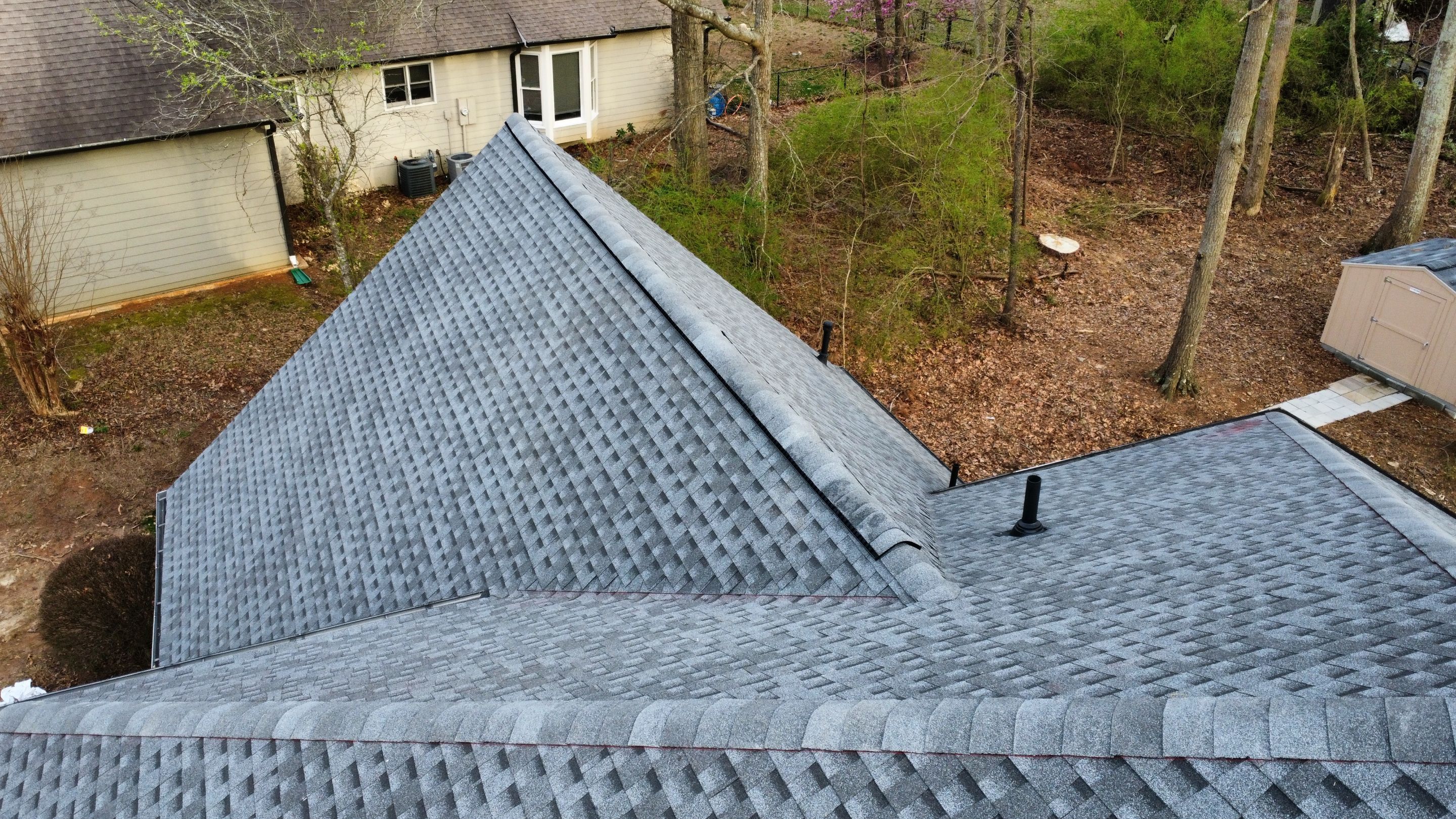 Powder Springs, GA Roof Replacement, GAF HDZ Pewter Gray by Reset Roofing