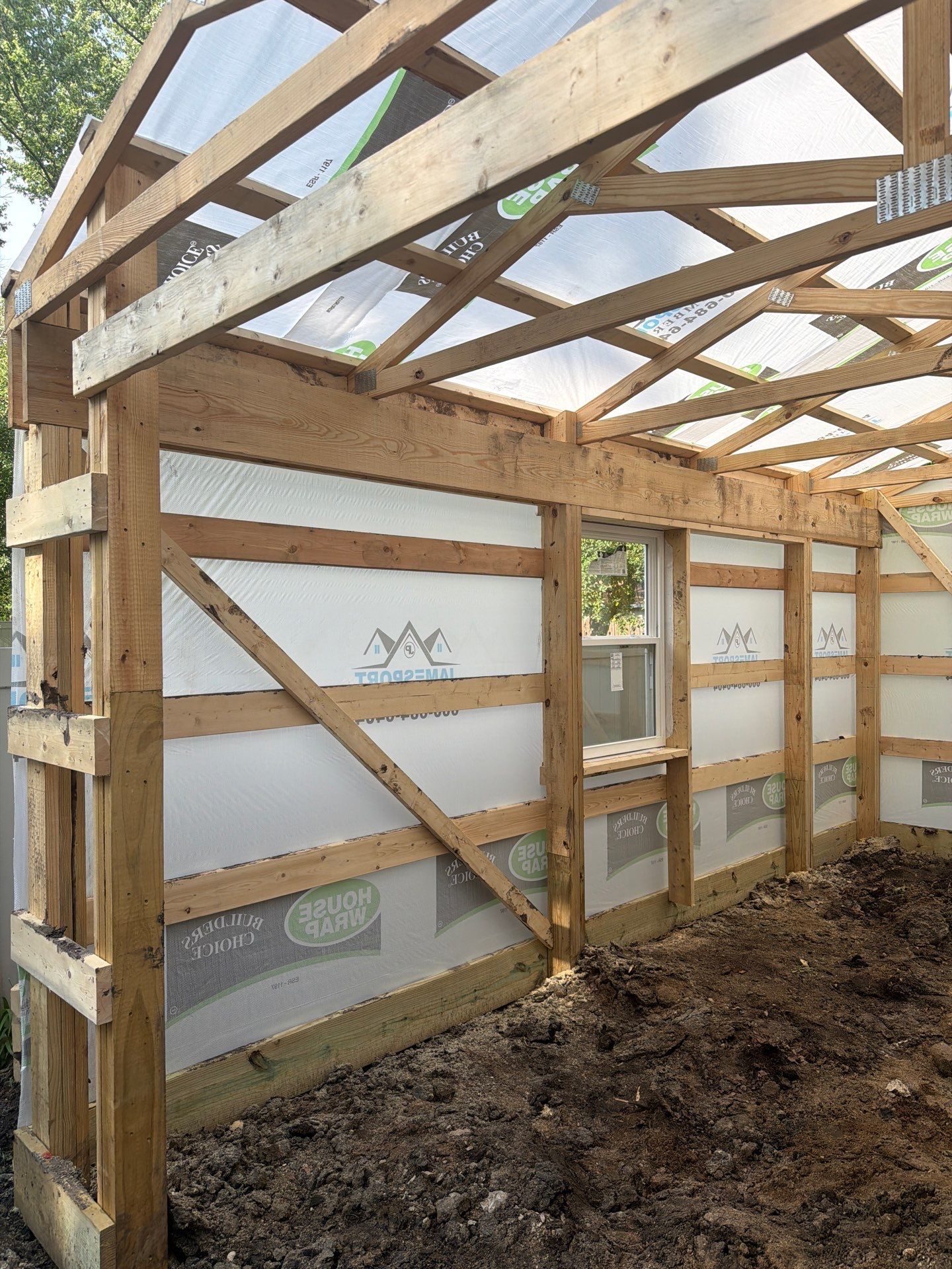 Custom Post Frame Storage Building Installation in Ames, Iowa by Graber Custom Structures