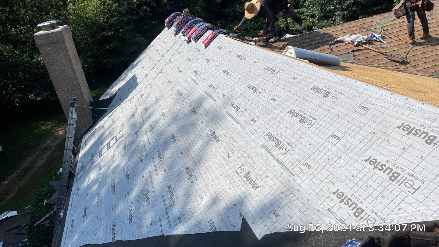 Roof Replacement using GAF Timberline HDZ by American Home Contractors