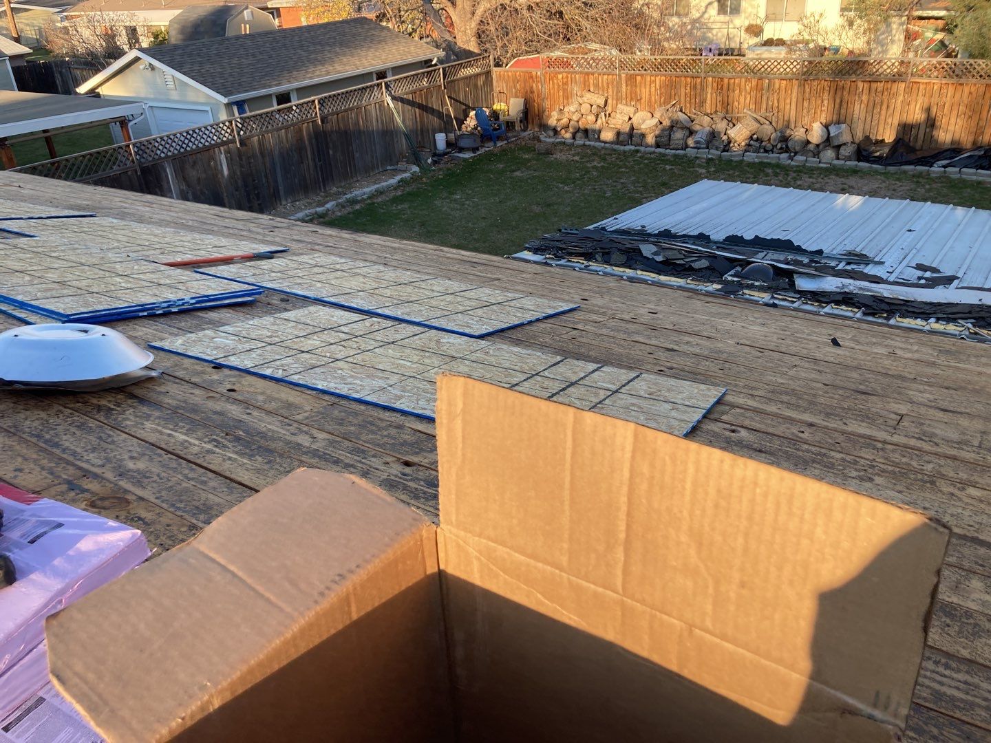 Meridian Single Level Residential Roofing Installation by ID Roofing LLC