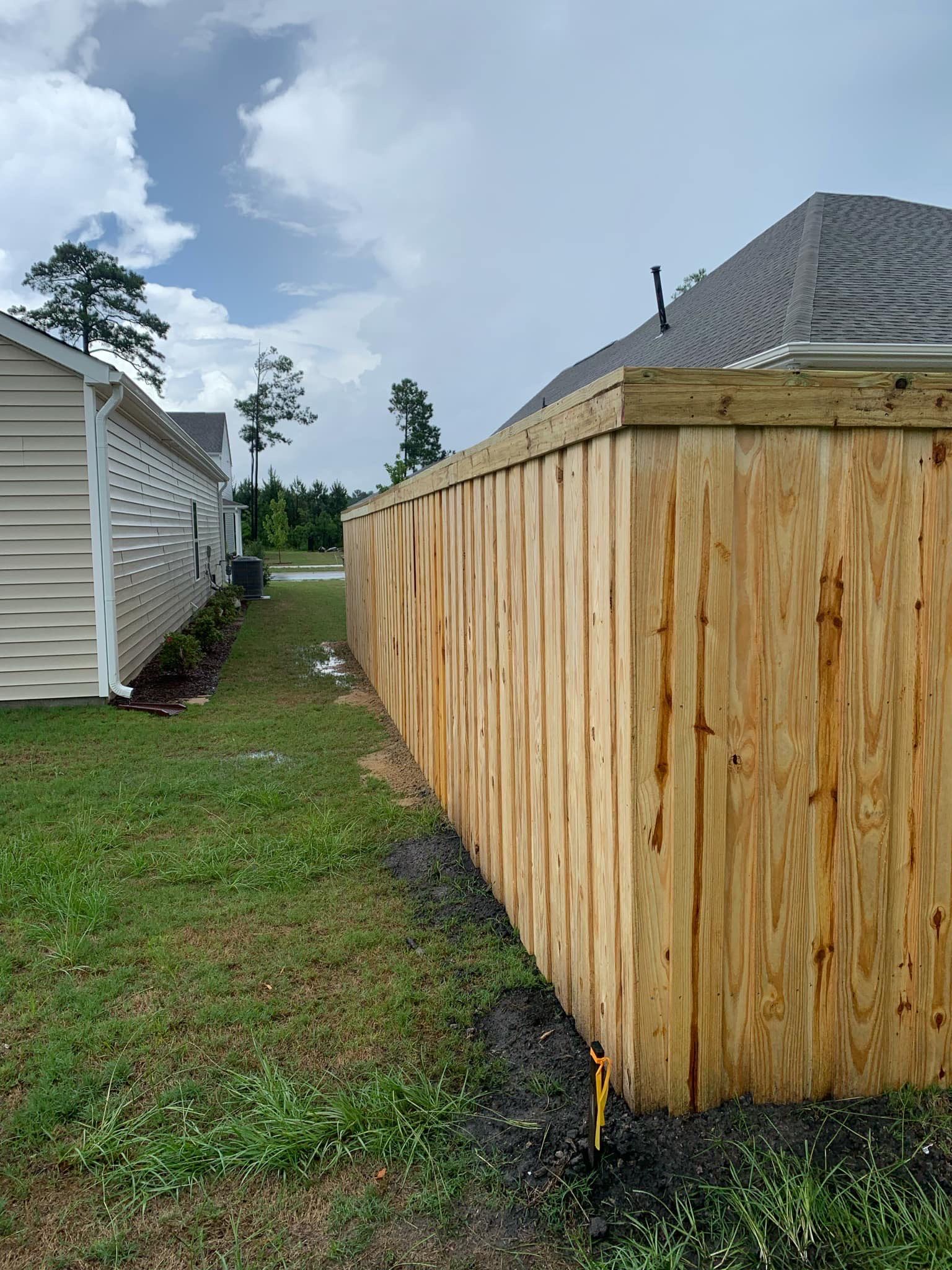 Board on Board with Top Cap by Superior Fence and Rail