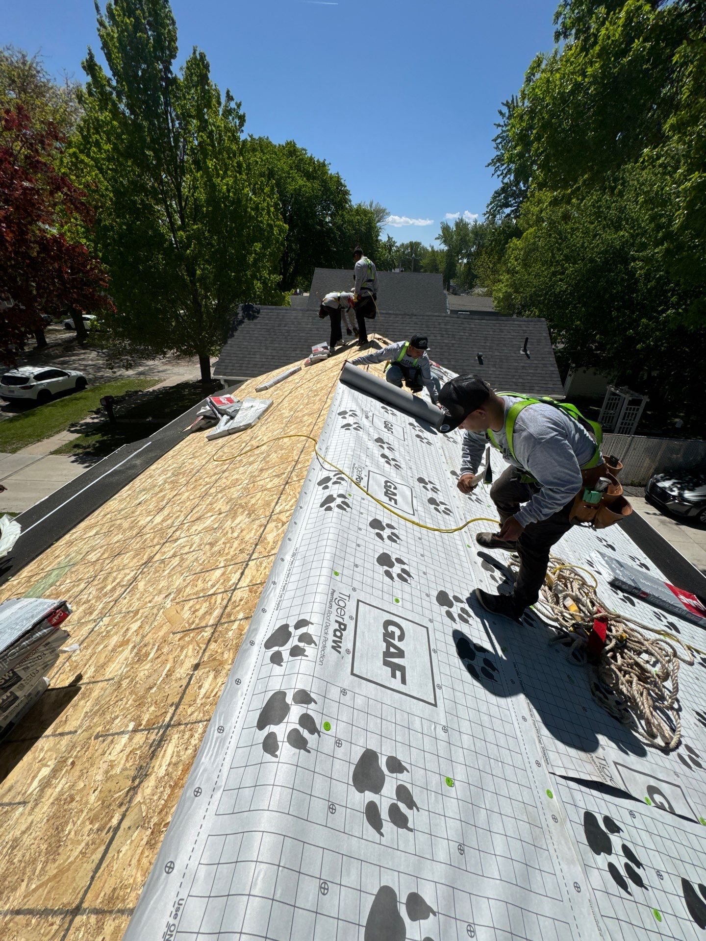 Roof Replacement with New OSB over Plank Decking in Fremont, NE by Crows Roofing LLC