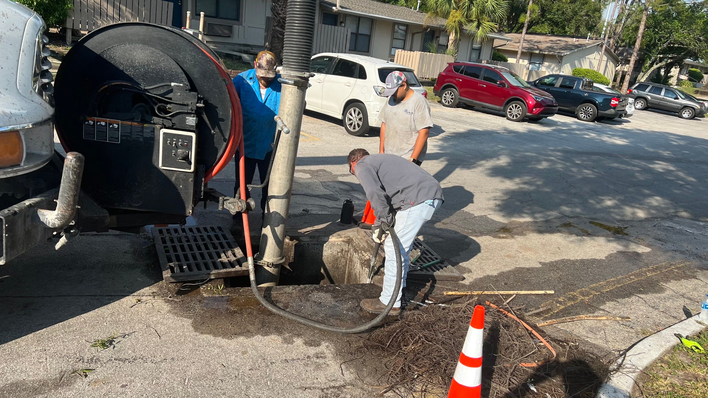 Apartment Complex Storm Water System Cleaning and Maintenance by Don Mar, Inc. Storm Water Solutions