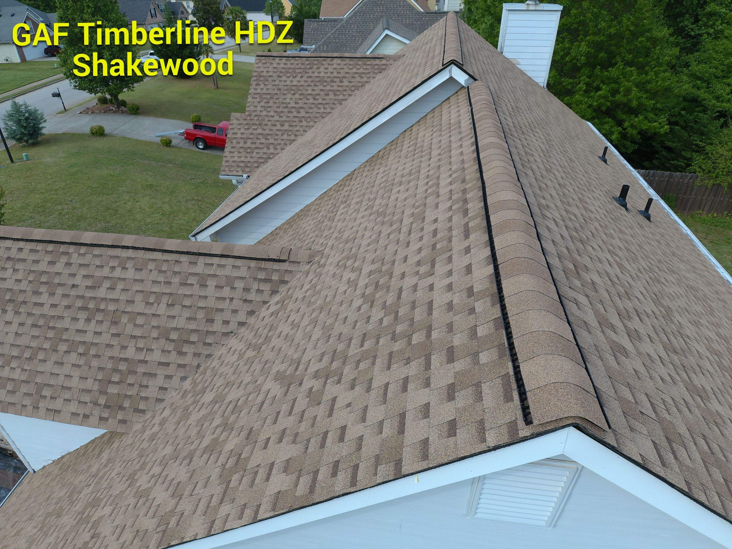 New roof installation and shingle colors by Rhino Restoration