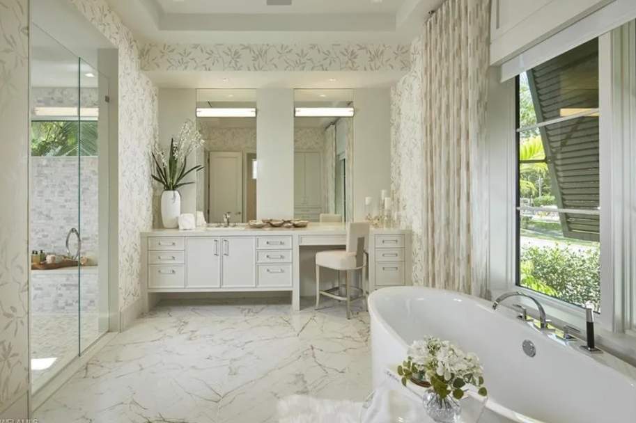 Luxury Estate Tile Installation by Naples Flooring Boutique