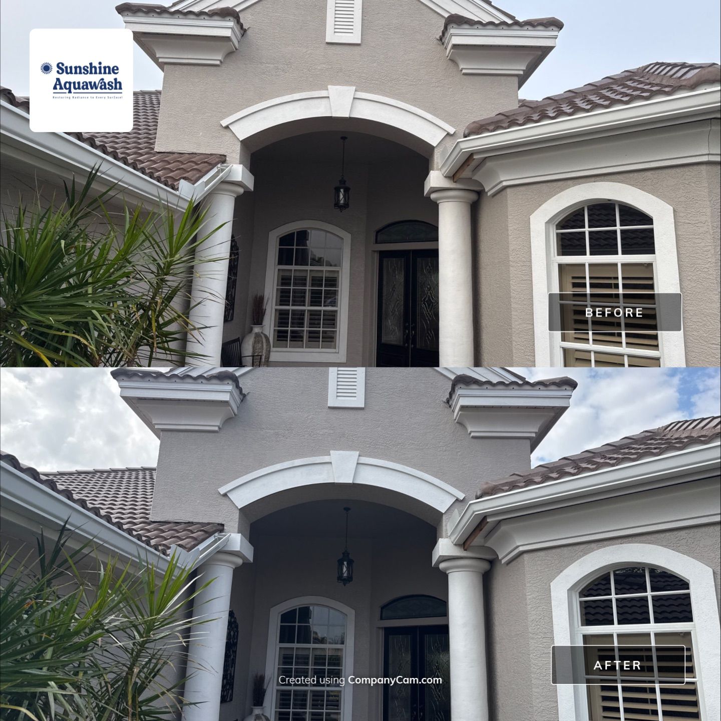 🏡 House Wash, Screen Enclosure & Travertine Pool Deck Cleaning – River Wilderness, Parrish, FL ✨ by Sunshine AquaWash