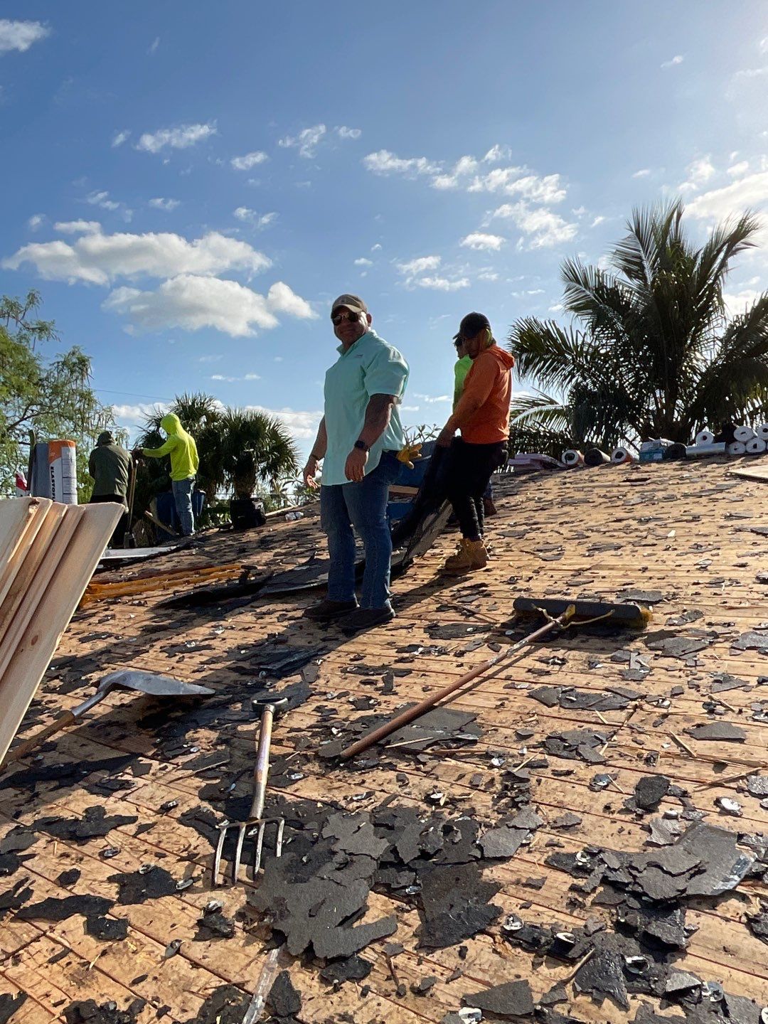 Beautiful Blue Shingle Re-Roof in Hollywood! by First Due Roofing
