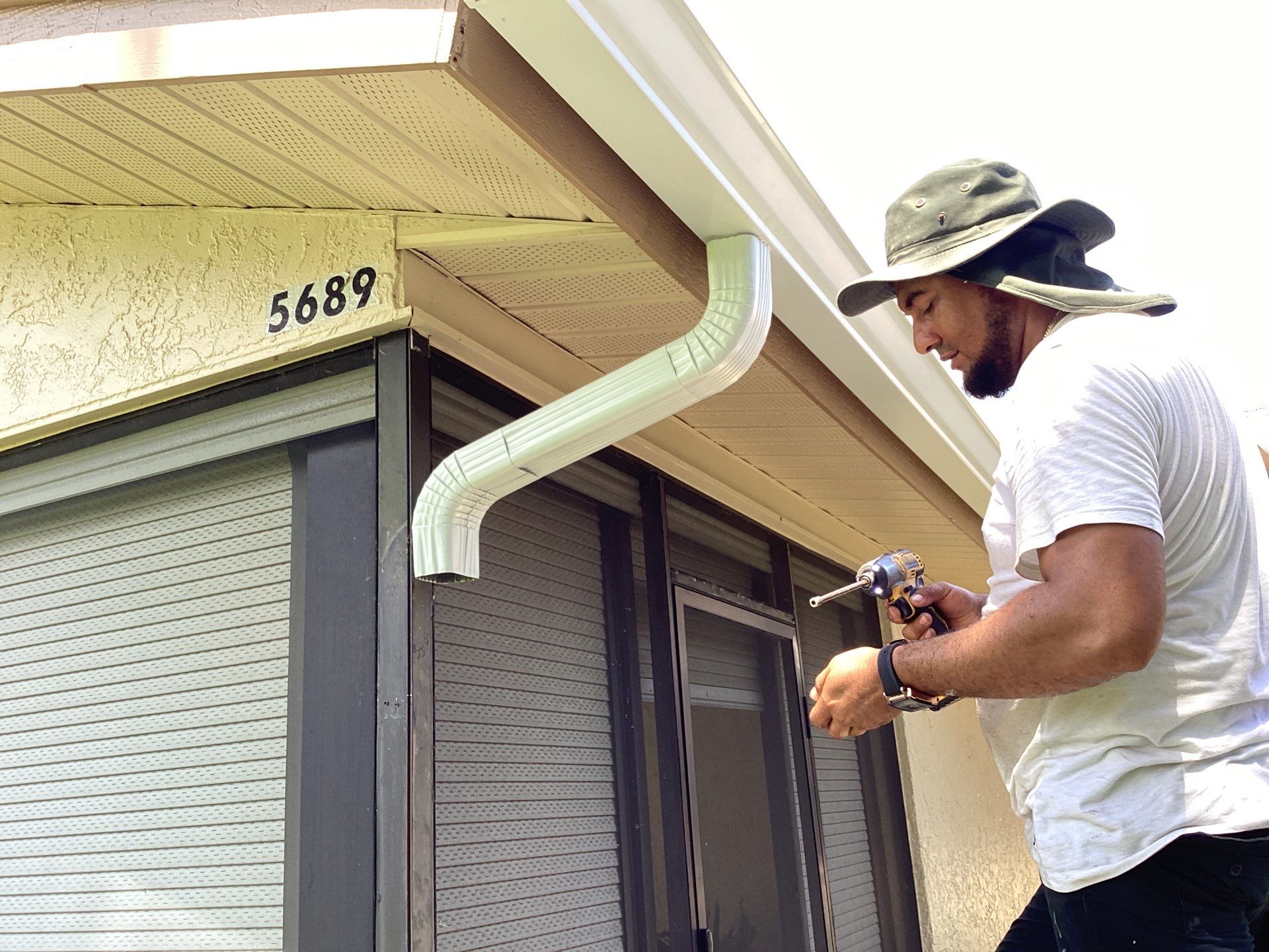 Gutter Guard System Installation in Fort Myers FL by Gutter Professor by Gutter Professors