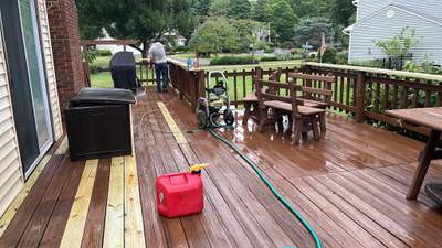 Deck Repair using Wood