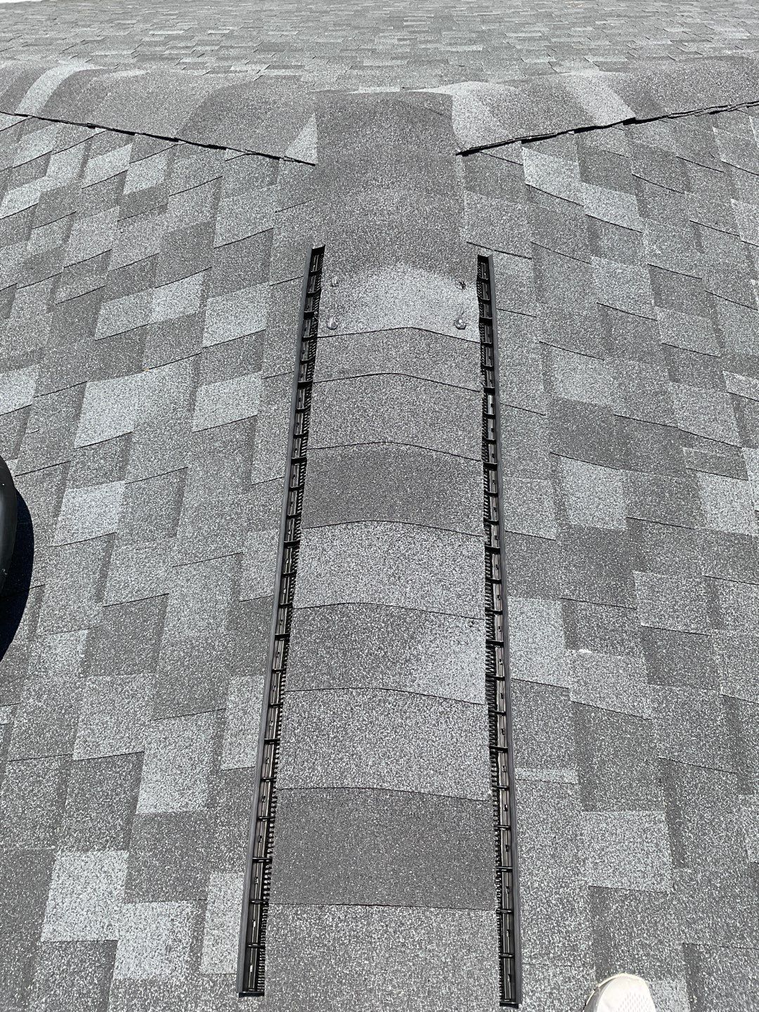 Residential Roofing Installation using Tamko Heritage lifetime shingle in Rustic Black by Sands Roofing & Construction