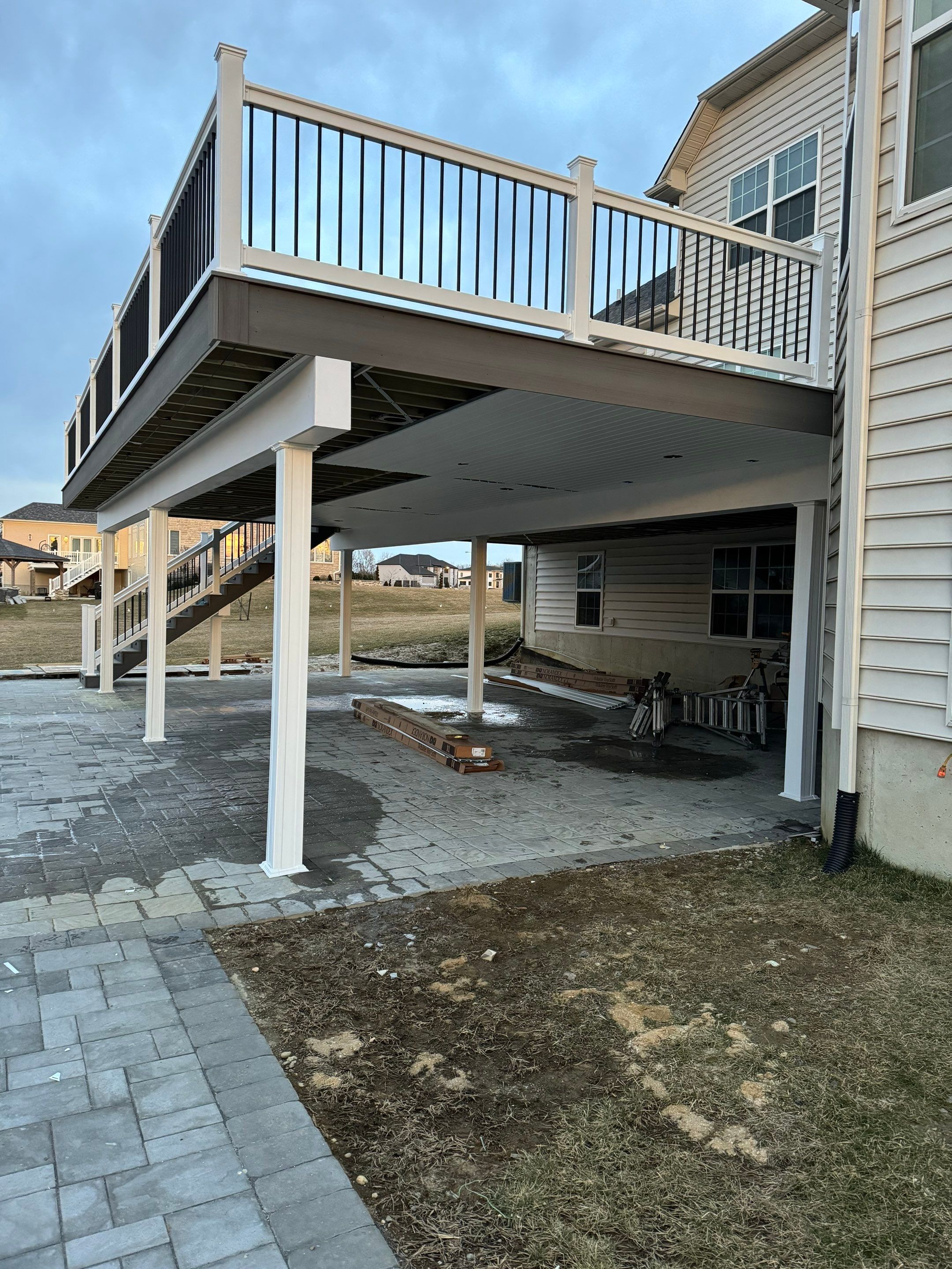 New Deck With Waterproofing  by deck guardian